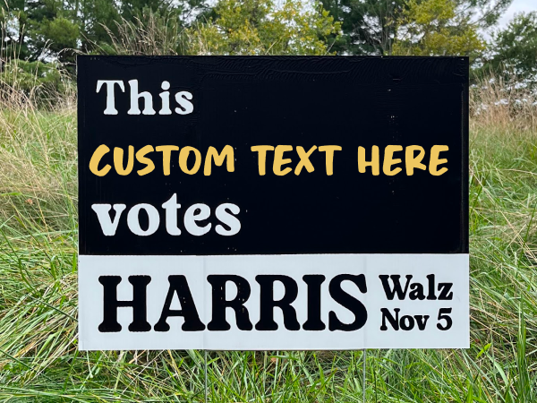 yard sign side 1