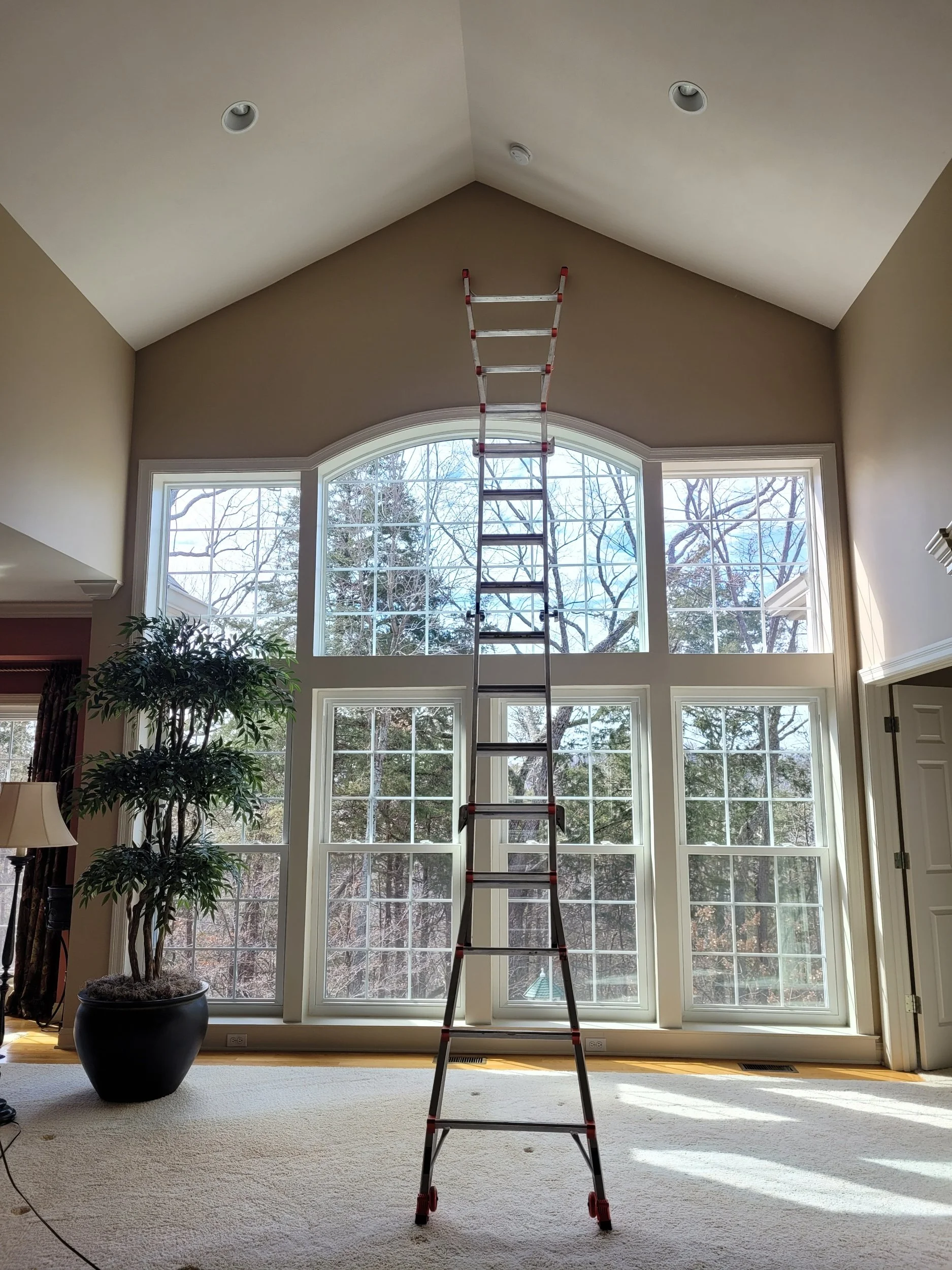 high ceiling smoke detector replacement