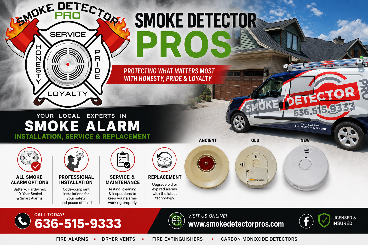 Our Smoke Detector replacement services throughout St. Louis region