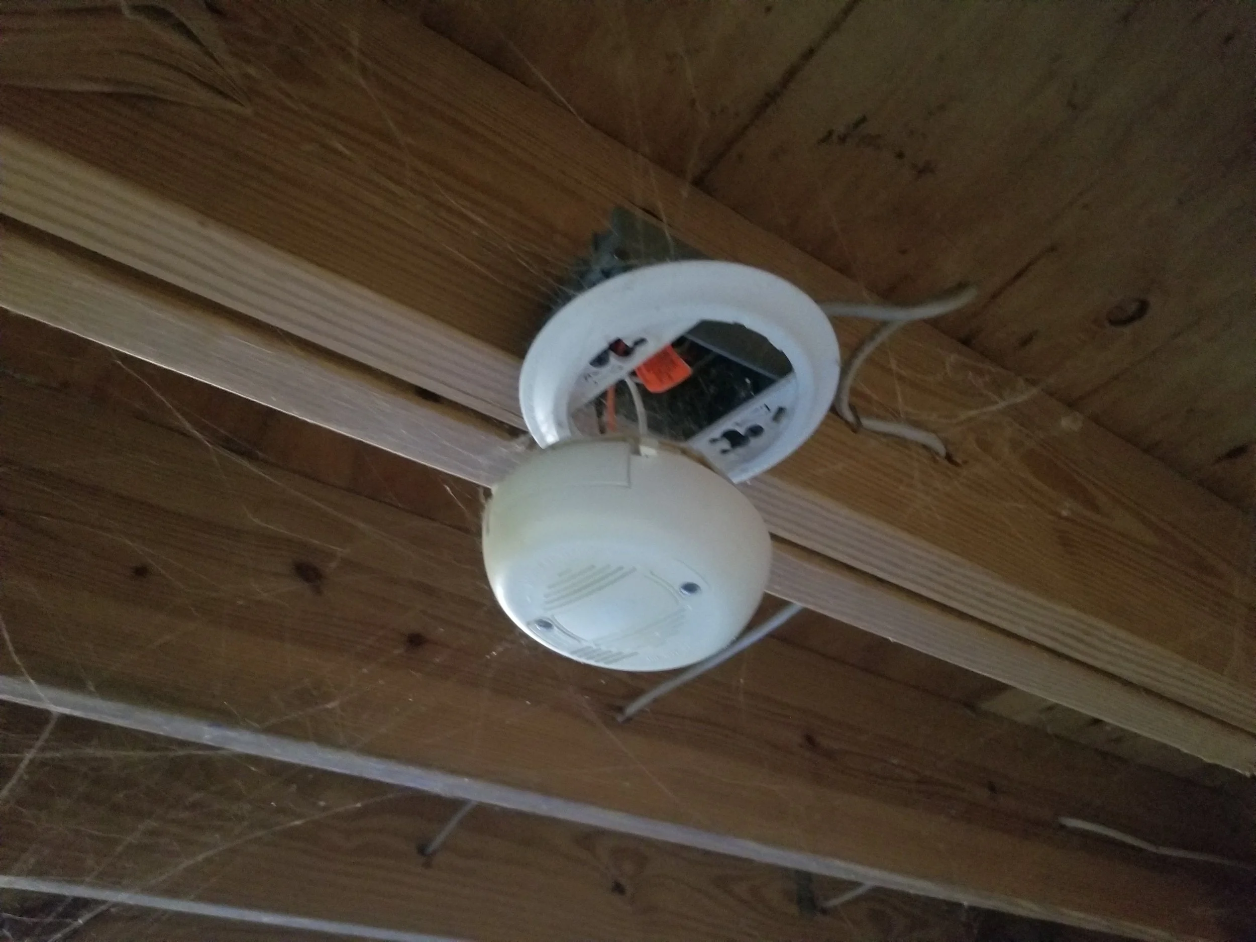 Very old smoke alarm chirping
