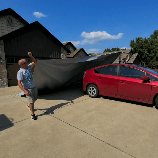 How to deploy a Electric Vehicle Fire Blanket