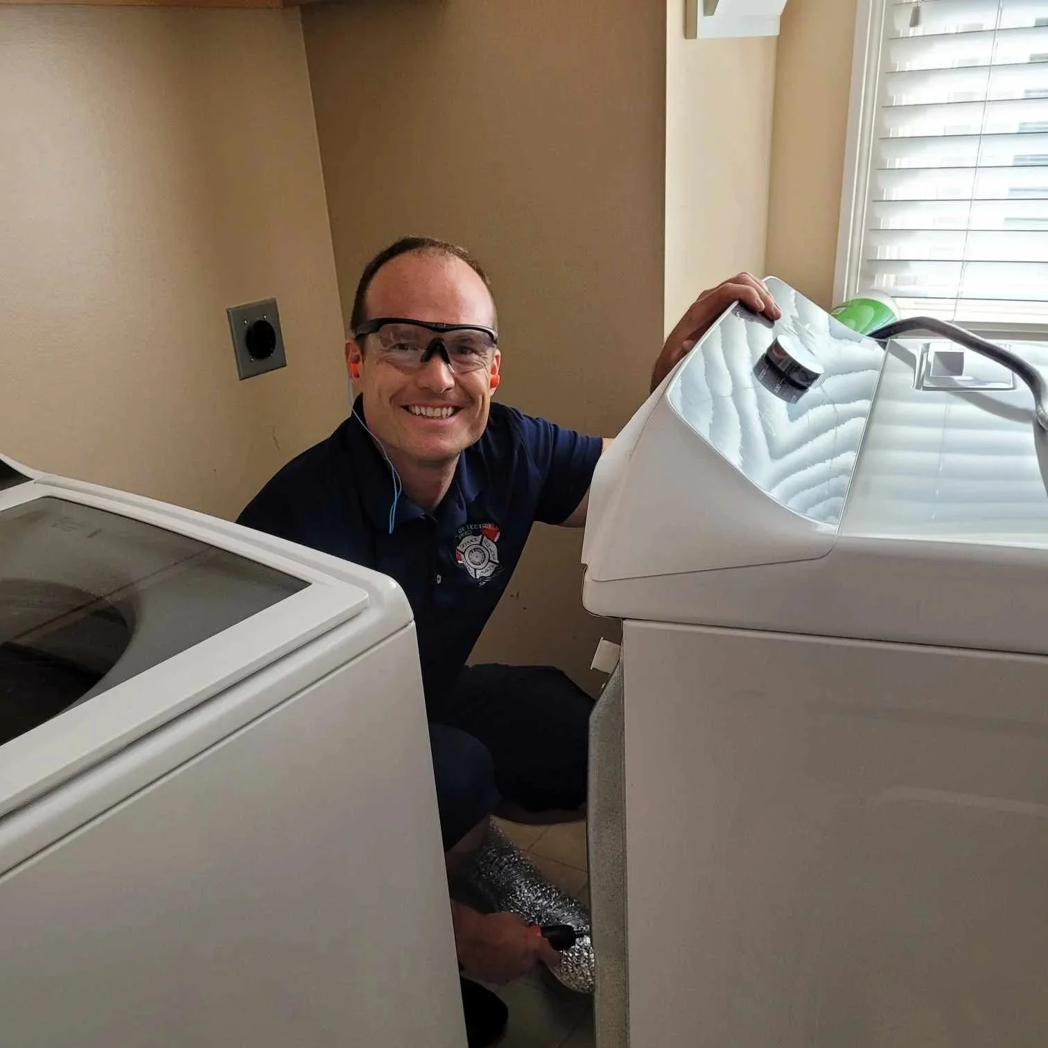 Professional dryer vent cleaning service