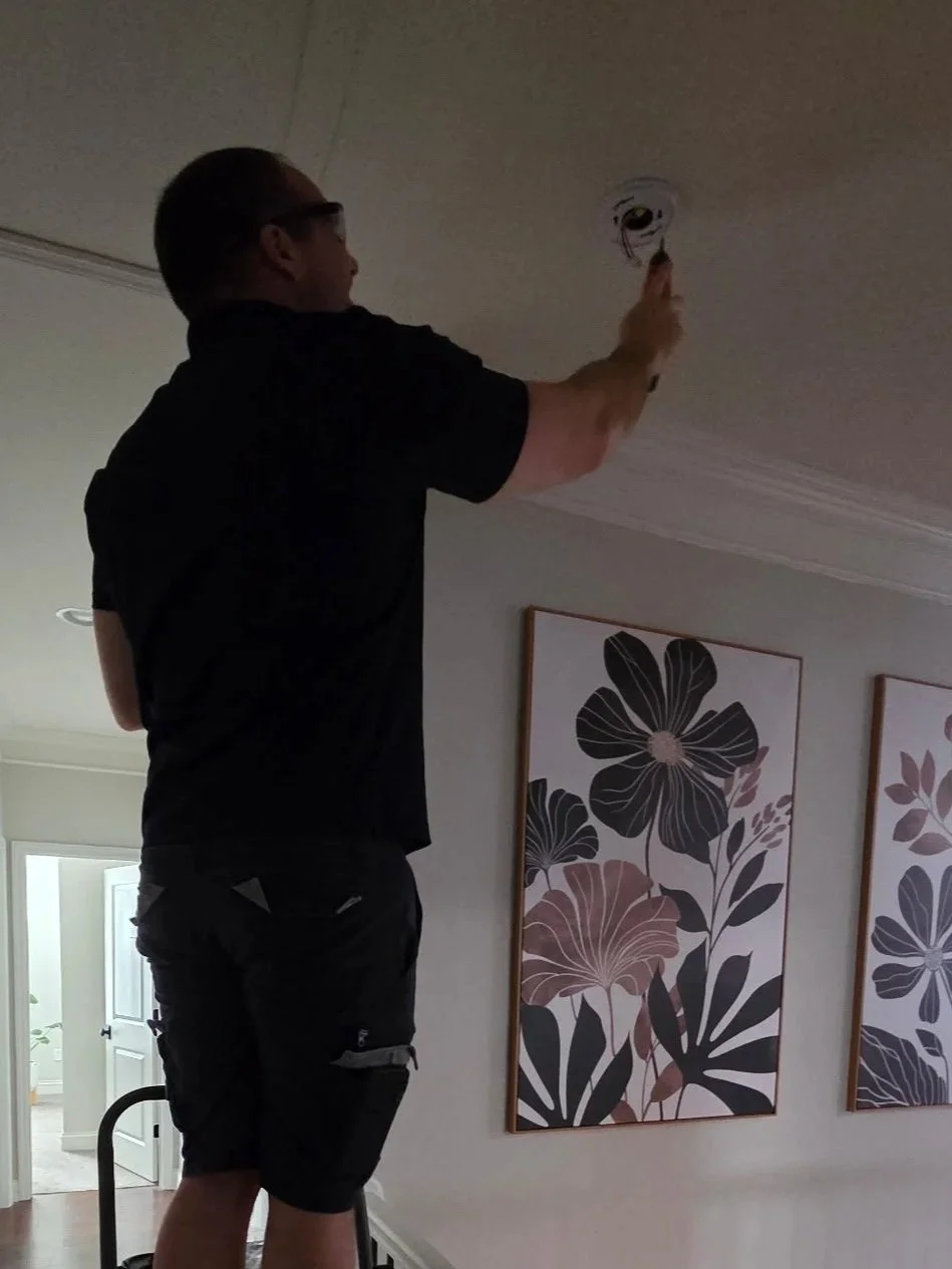 Residential smoke detector upgrade service