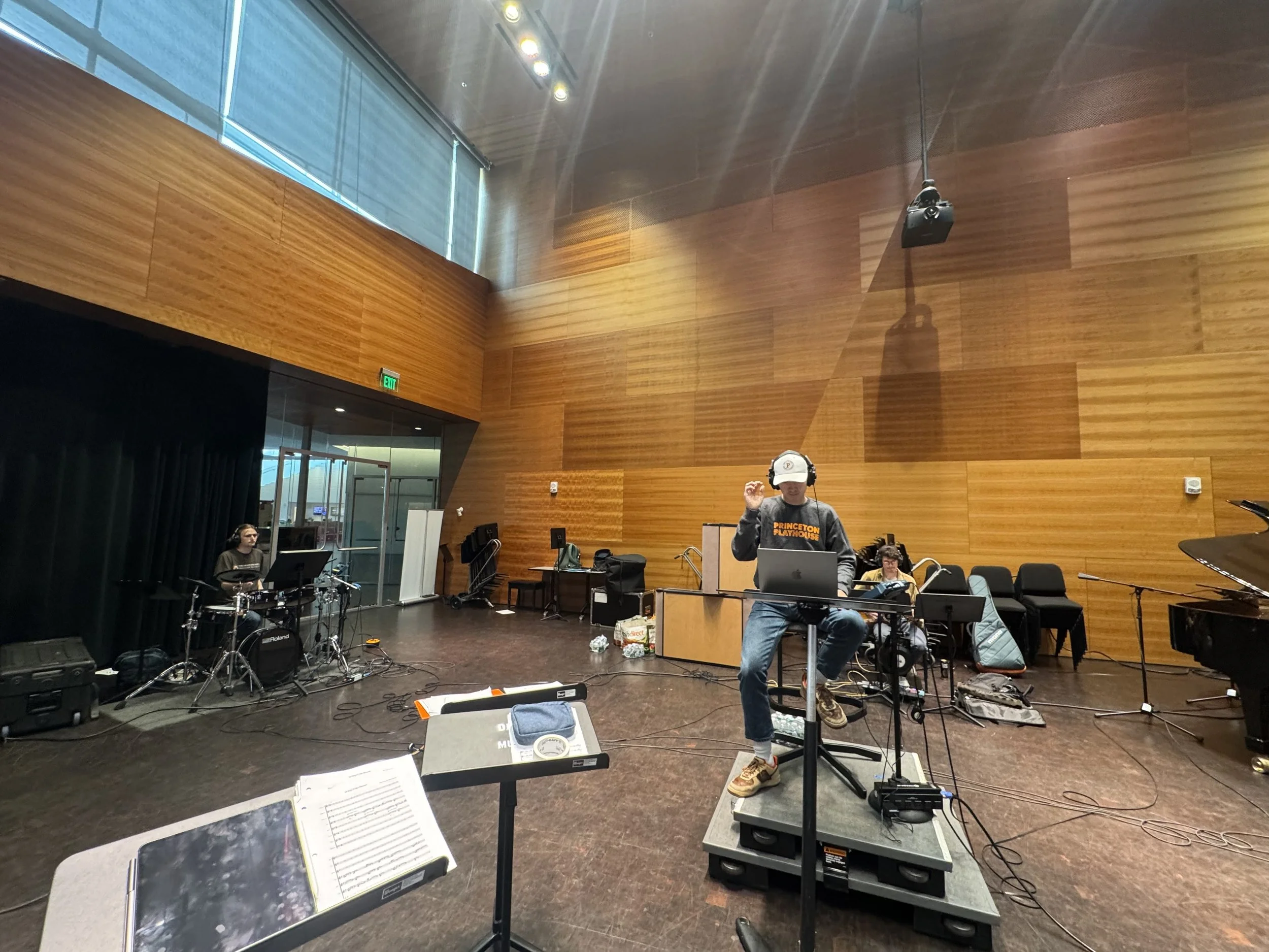 Recording Session led by Matt Cline '27 in Lee Music Room, May 2025