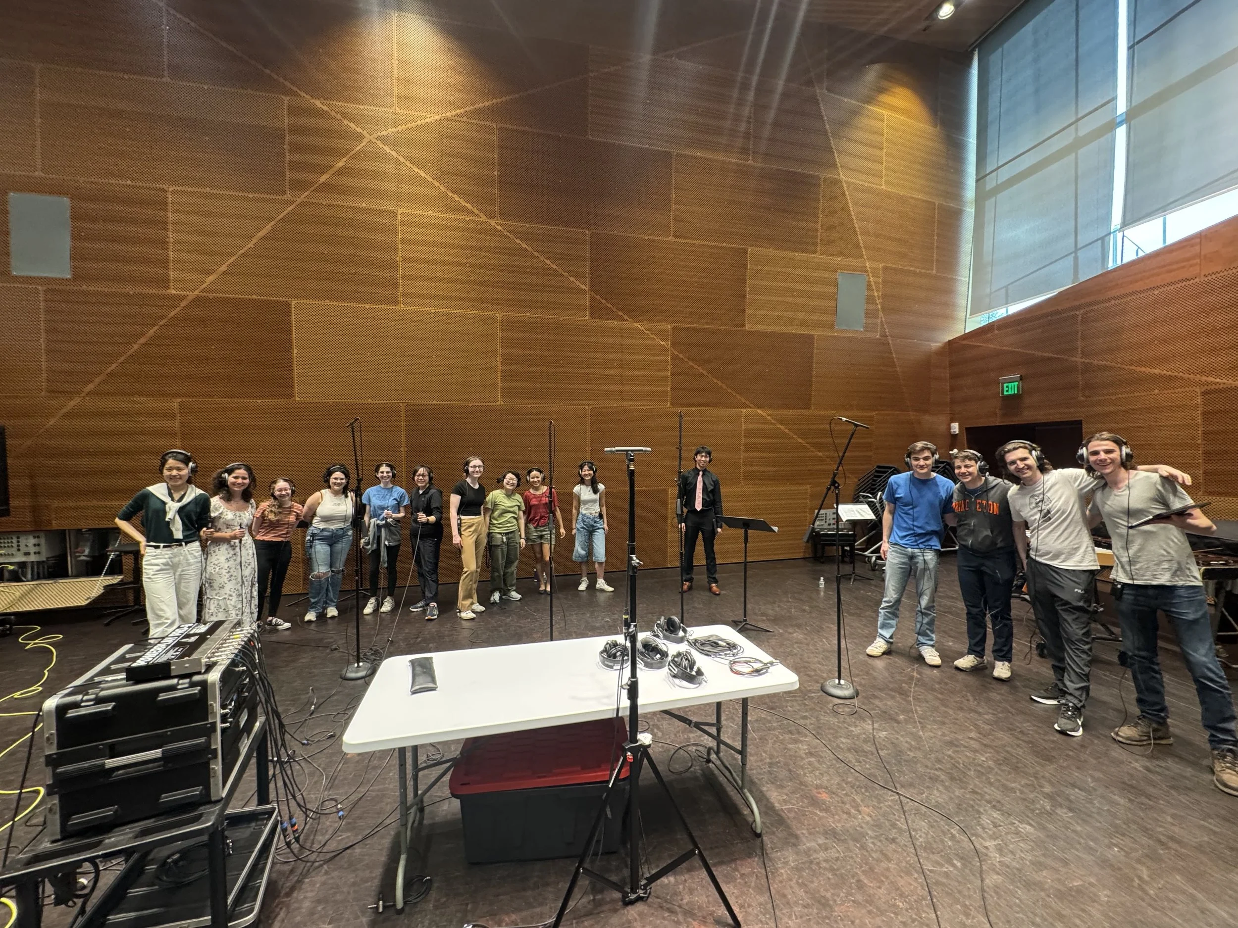 Recording Session Selfie in Lee Music Room, May 2025