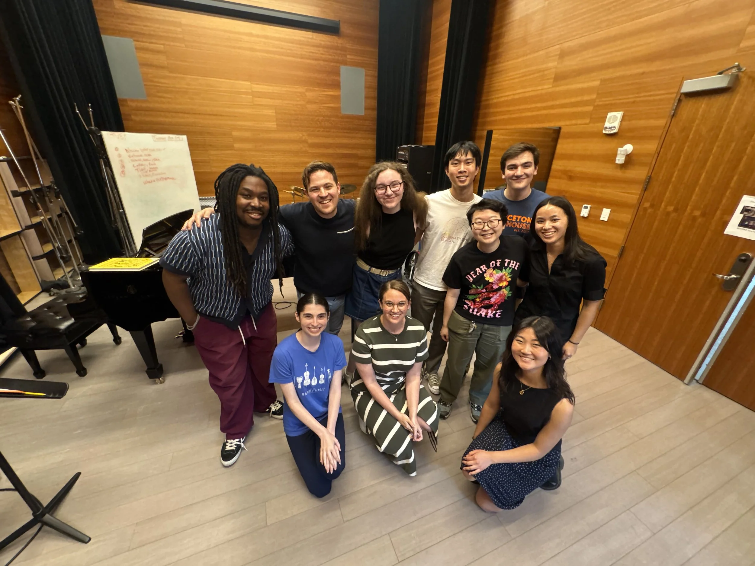 Workshop Participants with guest artist Katherine Riddle, April 2025