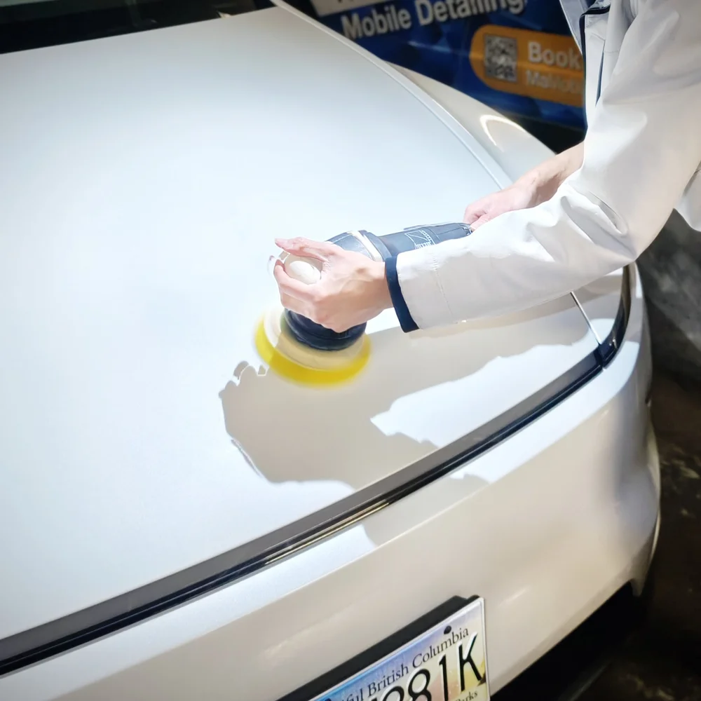 Tesla paint correction project