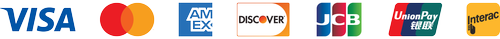Accepted payment cards