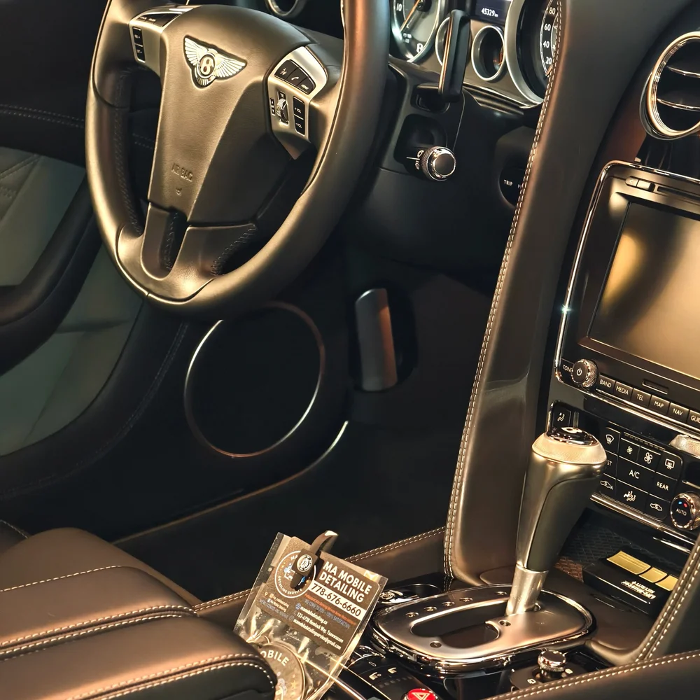 Bentley cabin from our interior detailing work