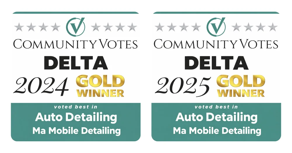 CommunityVotes Delta Gold Winner awards for Auto Detailing, 2024 and 2025