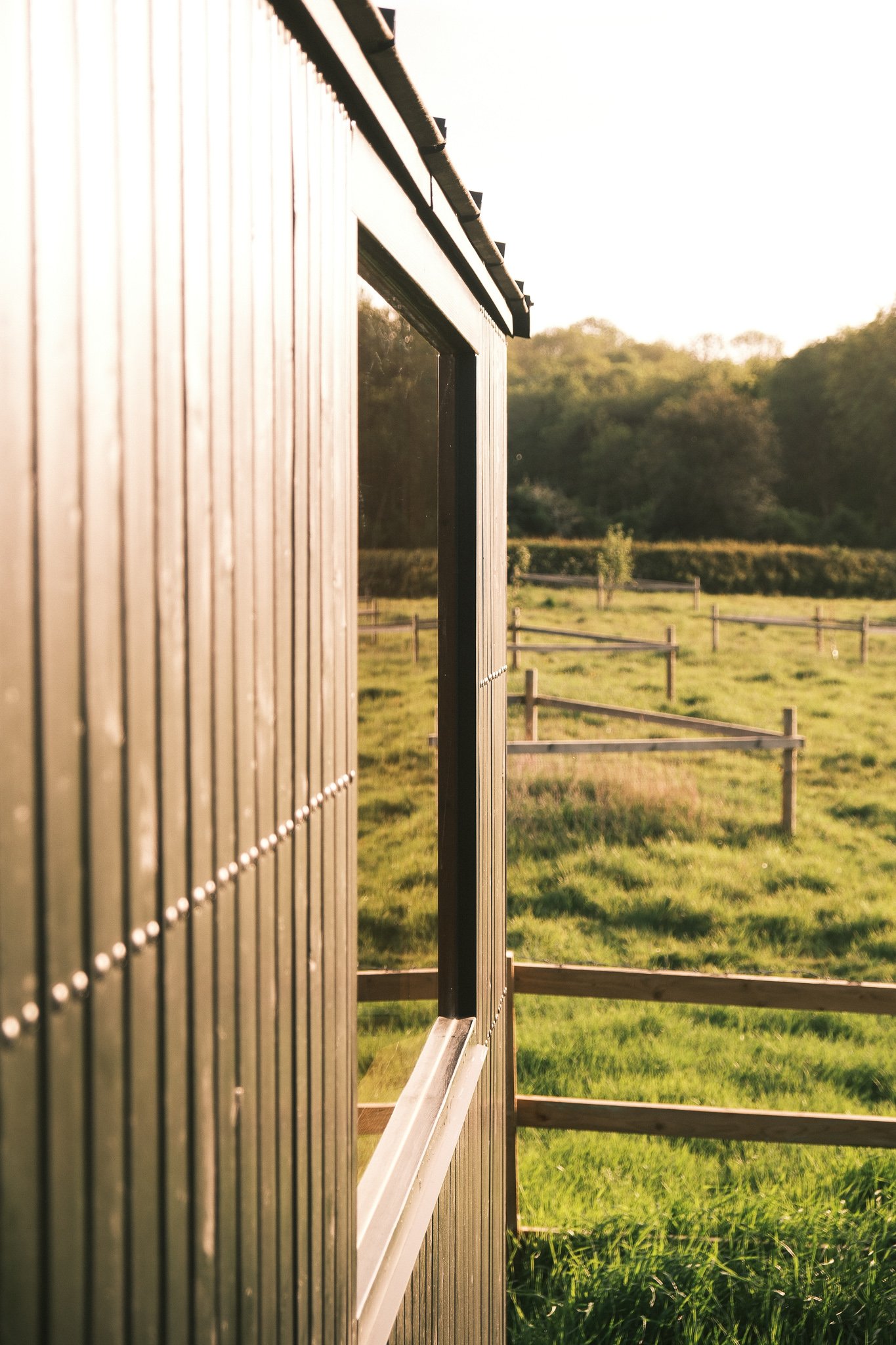 Late spring morning at Take Time Saunas, Lannock Farm, Hitchin