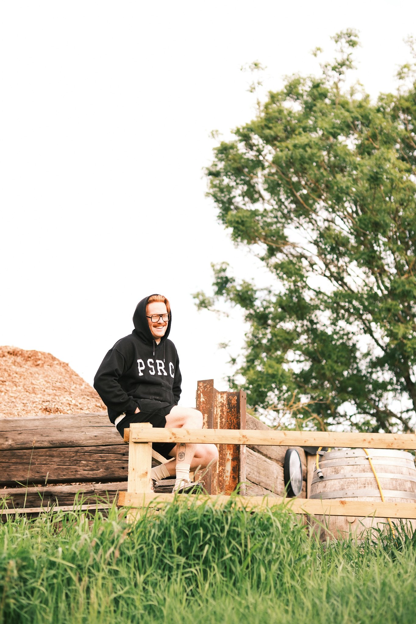 George, Founder of Take Time Saunas, Lannock Farm, Hitchin
