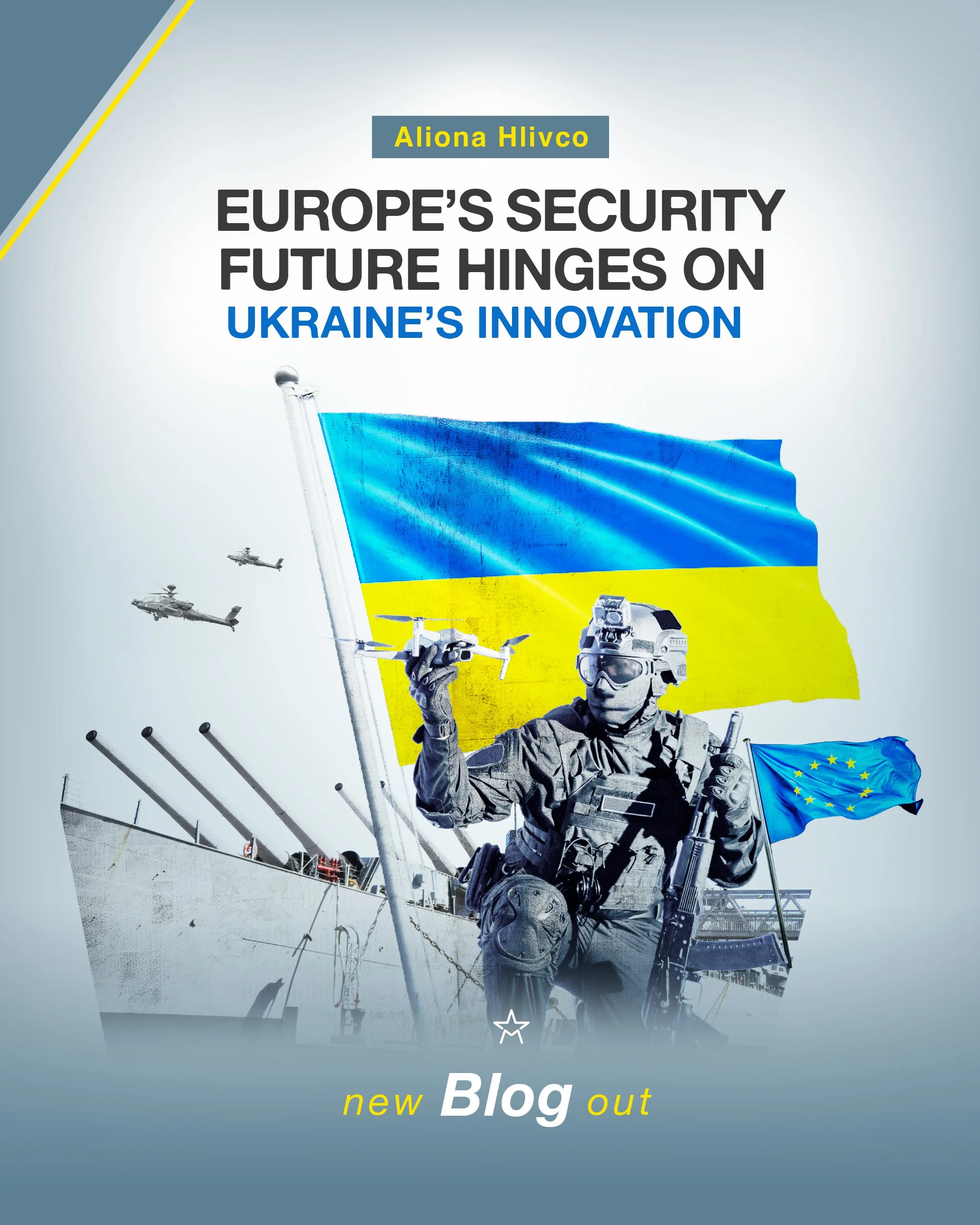 Aliona Hlivco Publishes Analysis on Europe’s Security and Ukraine’s Defence Innovation
