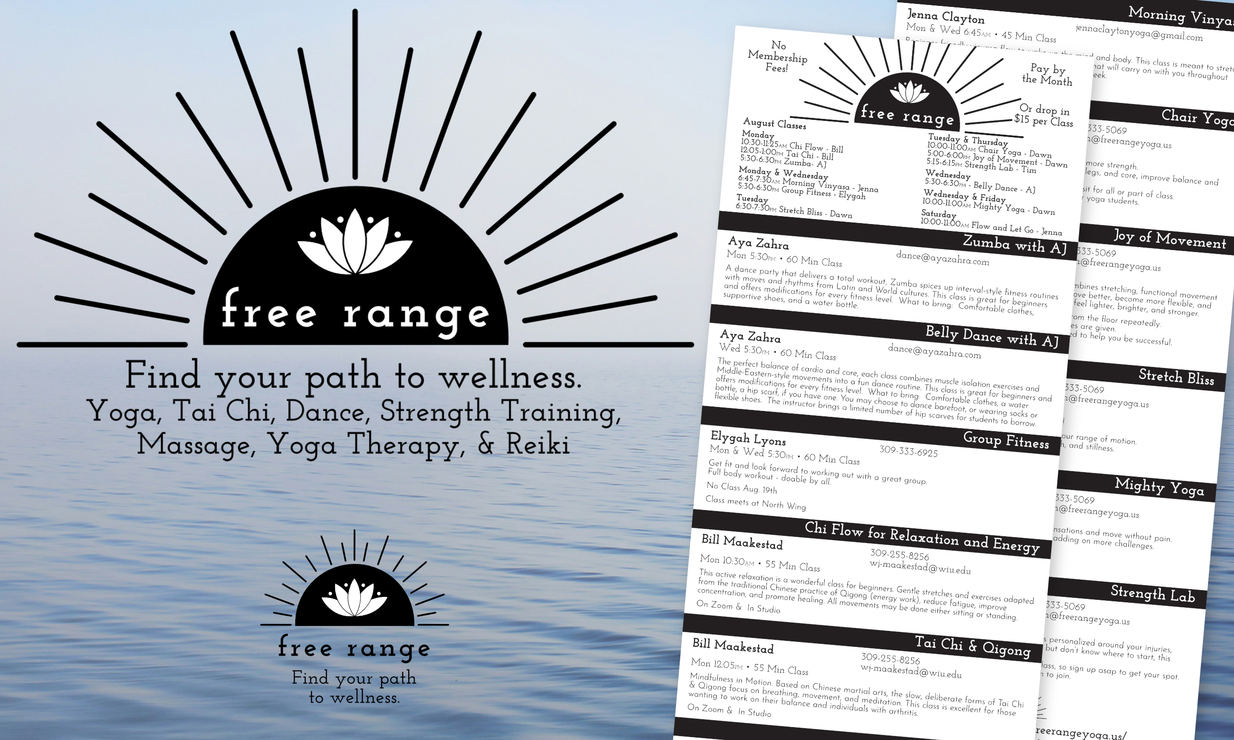 A local business reached out looking to rebrand. As part of the rebrand we developed a new logo, new social media graphics, t-shirt design, new advertisements, and rack cards.
The logo, Facebook pictures, website graphics, icon, favicon, and t-shirt
