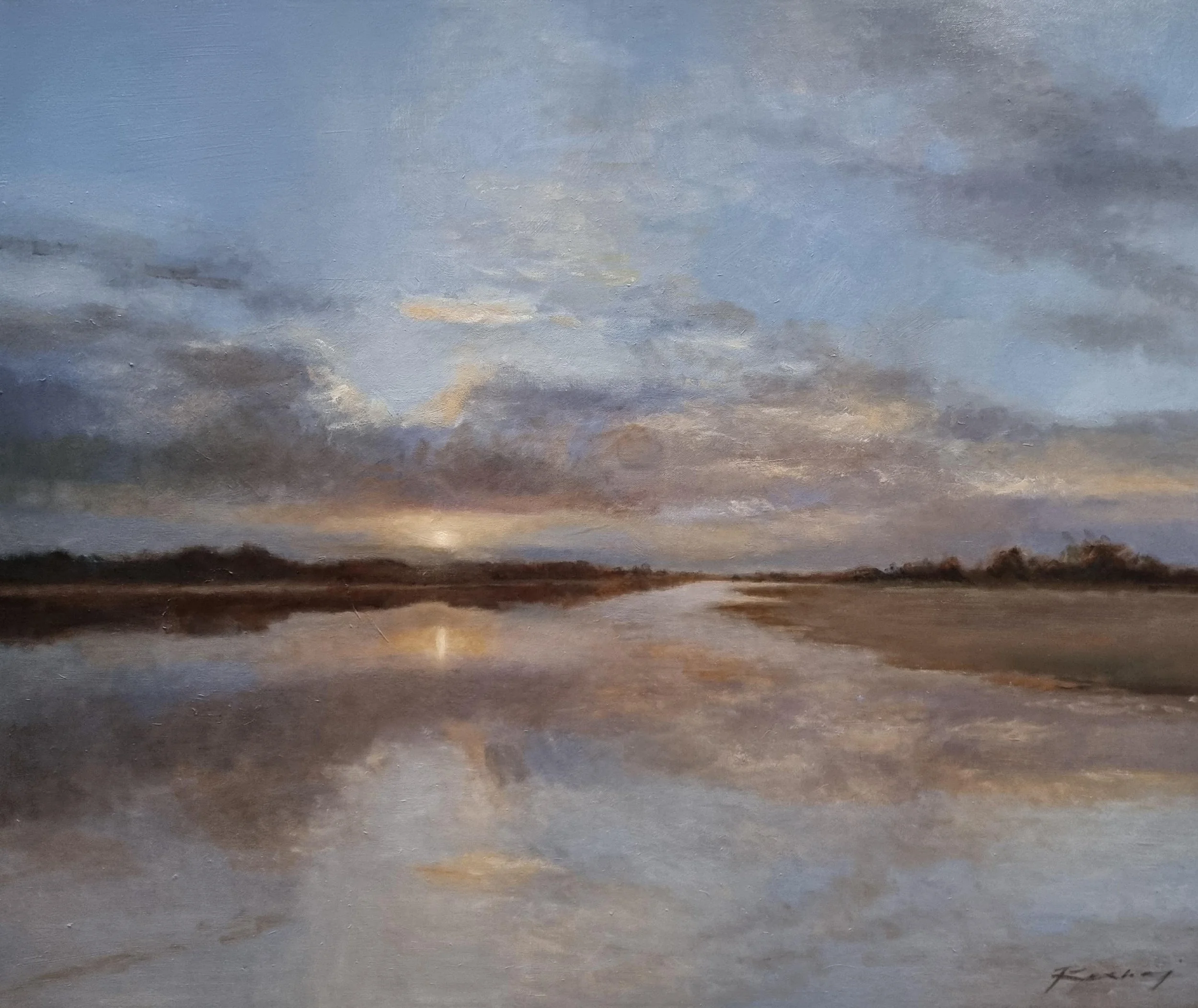 Olje på lerret, 120x100 cm  Solgt