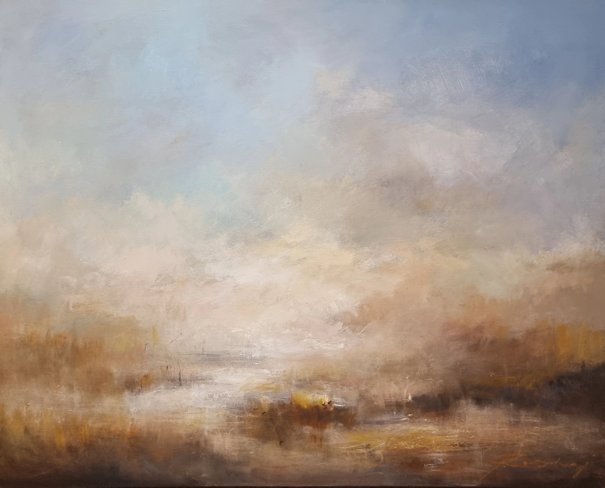 olje på lerret. 100x80cm 