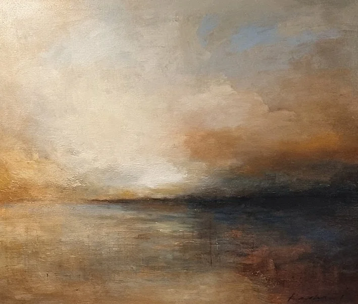 Olje på lerret, 100x80 cm 