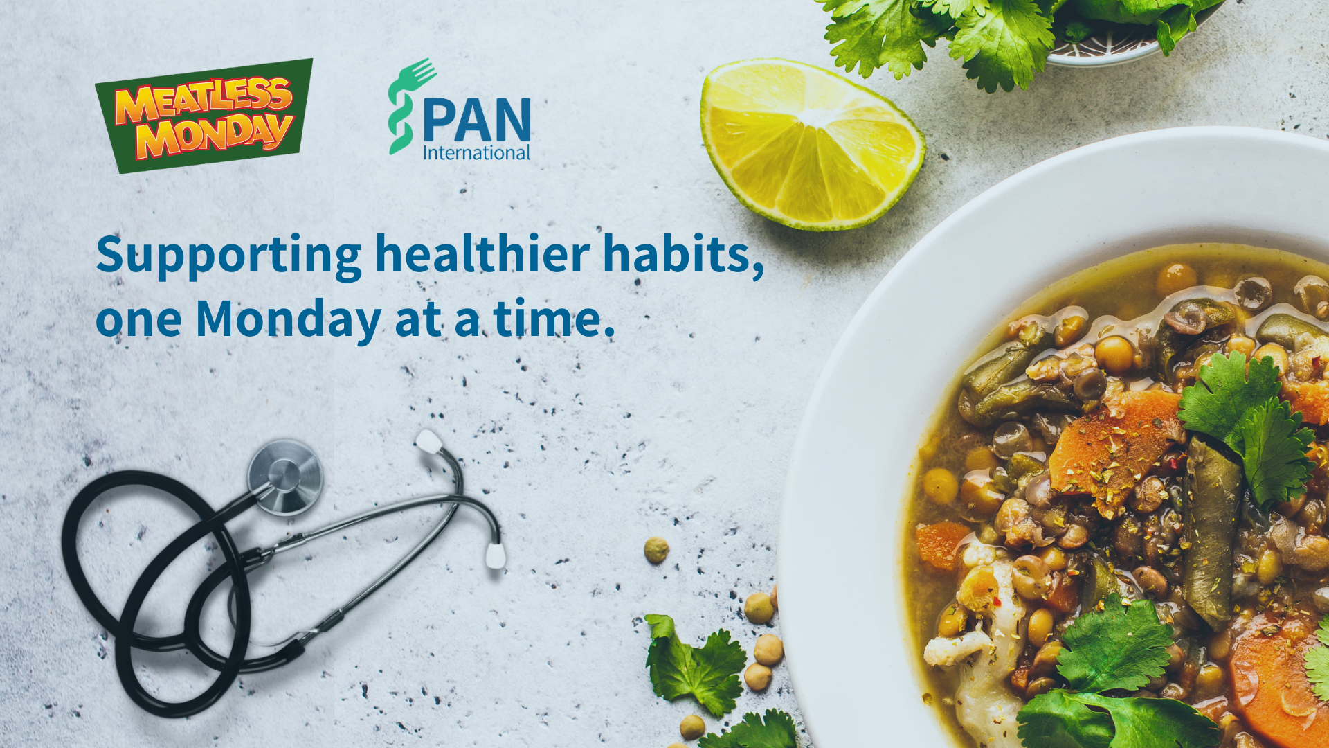 PAN International and Meatless Monday launch collaboration to support healthier, more sustainable                       food choices
