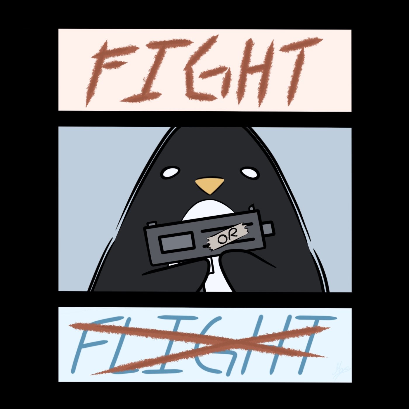 Fight or Flight -Sticker-
