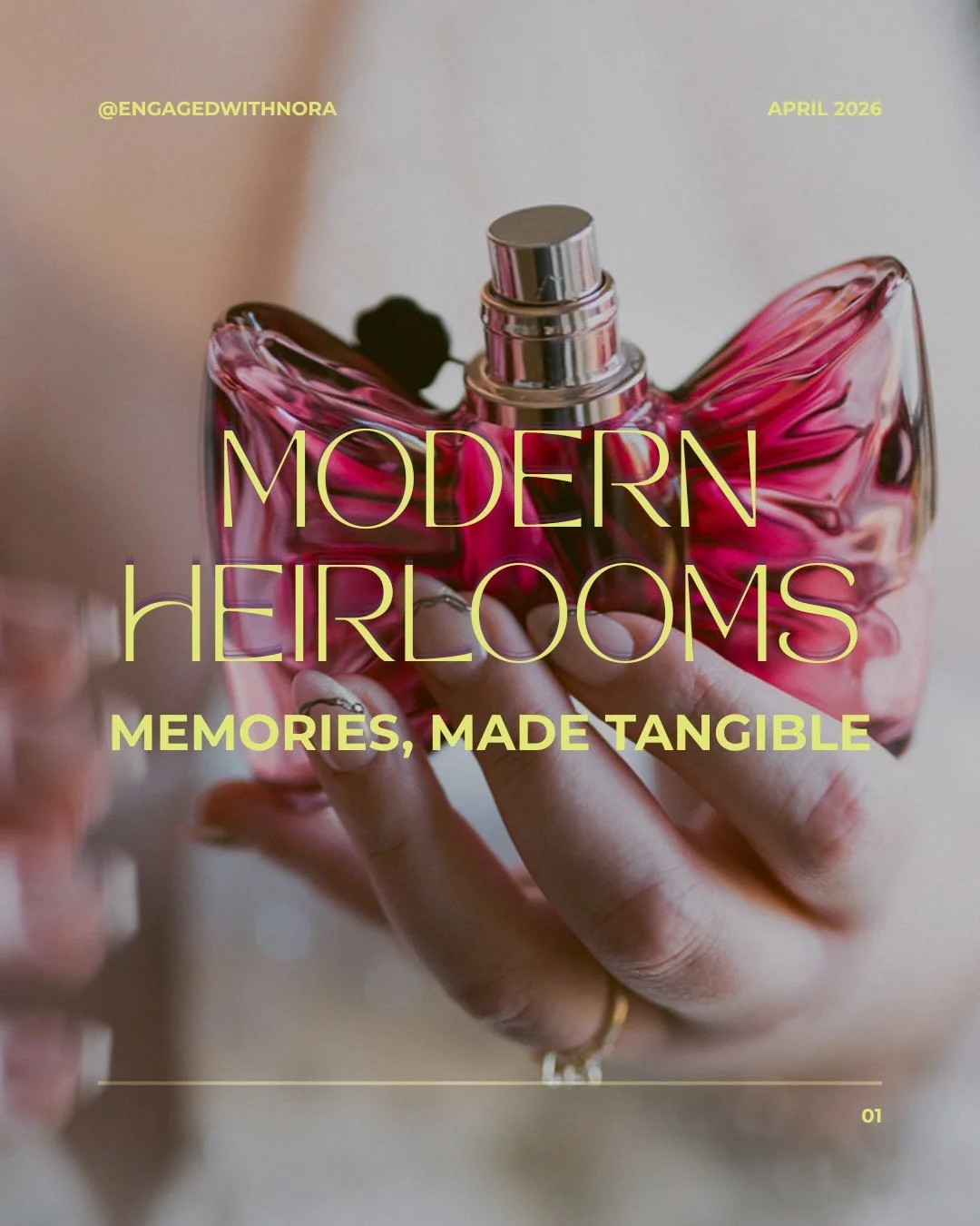 Modern Heirlooms: Memories Made Tangible

This month, we&rsquo;ll be focusing on details that matter. In an industry full of ever-changing trends, enormous amounts of waste and fleeting moments, we want to remind you that the decisions you make are l