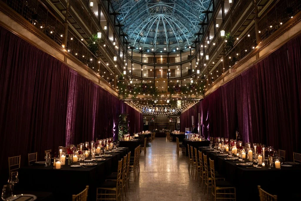 Dramatically Draped Historic Hotel