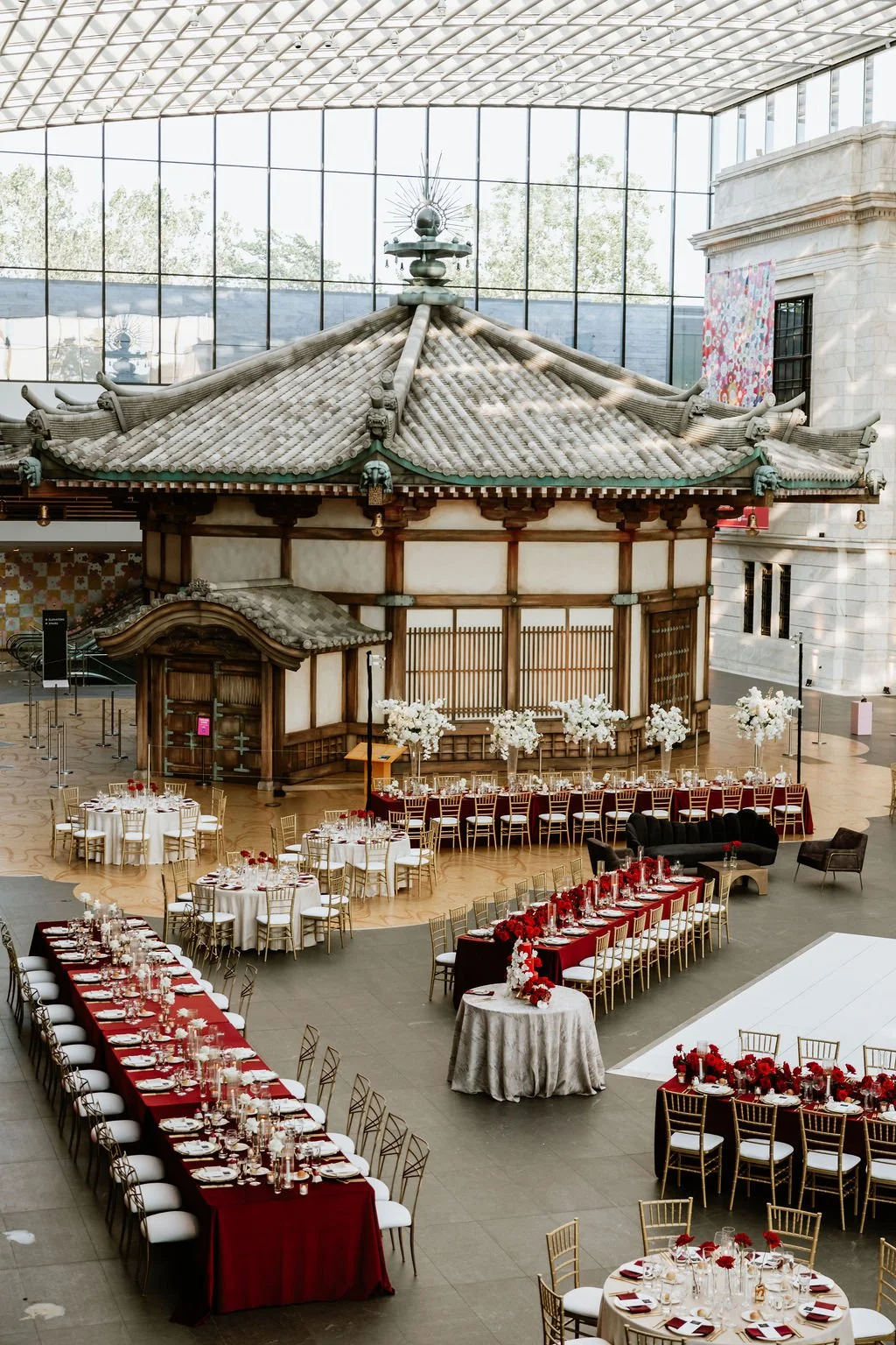 Ultra-Glam Art Museum Wedding