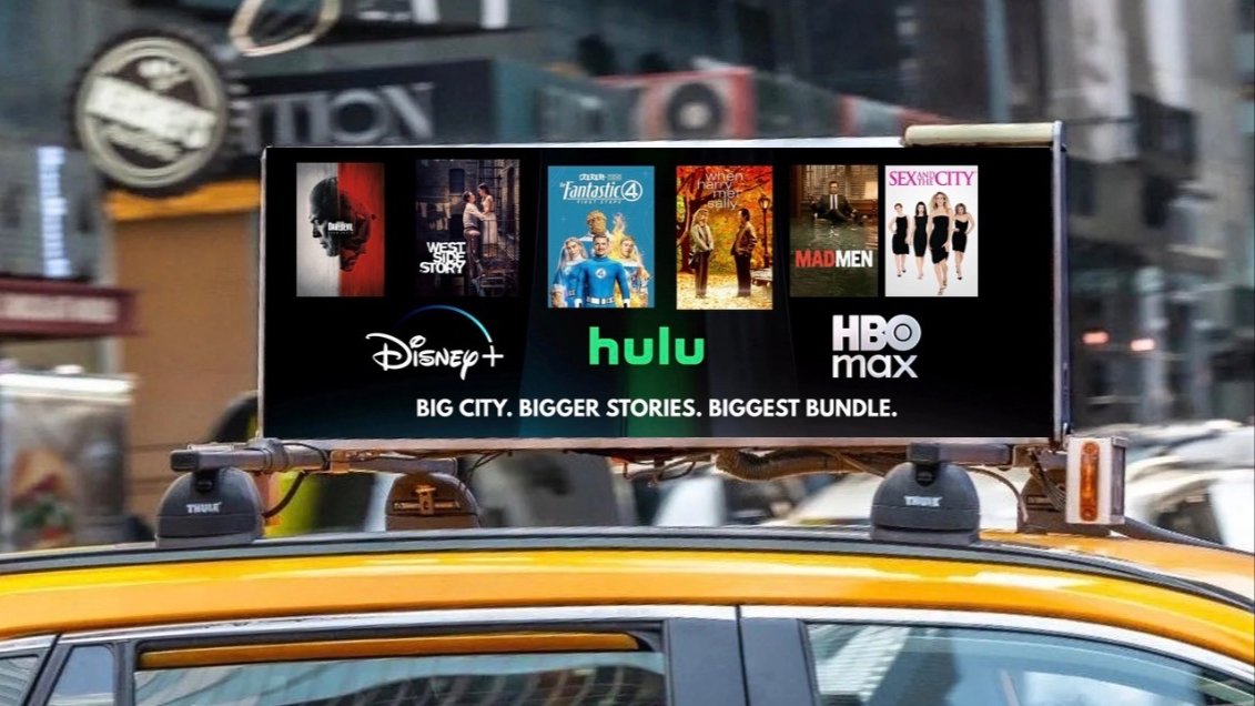 Disney+, Hulu, HBO Max Bundle