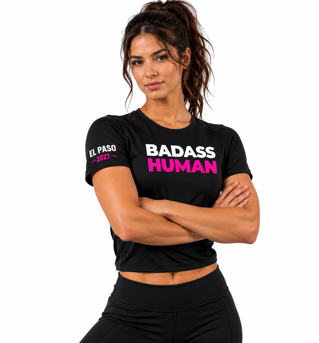 Badass Human Shirt Female El Paso.png