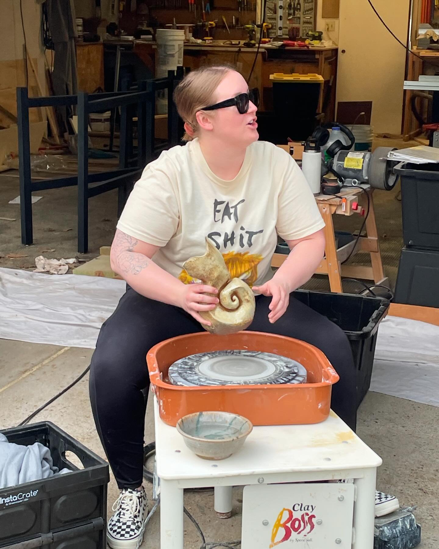 I&rsquo;ll be doing a coil-building/clay carving demo this Saturday from noon-4pm at the MN Landscape Arboretum with @domvenzant! As you can see from these images it will be an event you don&rsquo;t want to miss&hellip;

It&rsquo;s free with admissio