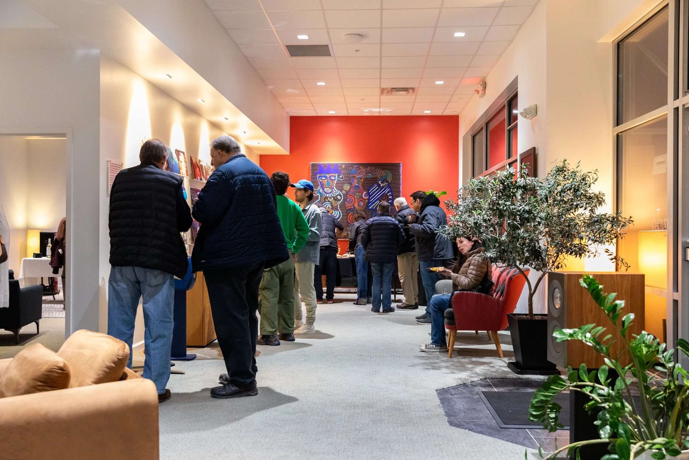 audiophiles and music lovers gathered in Stereo Stereo's beautiful showroom for a listening party