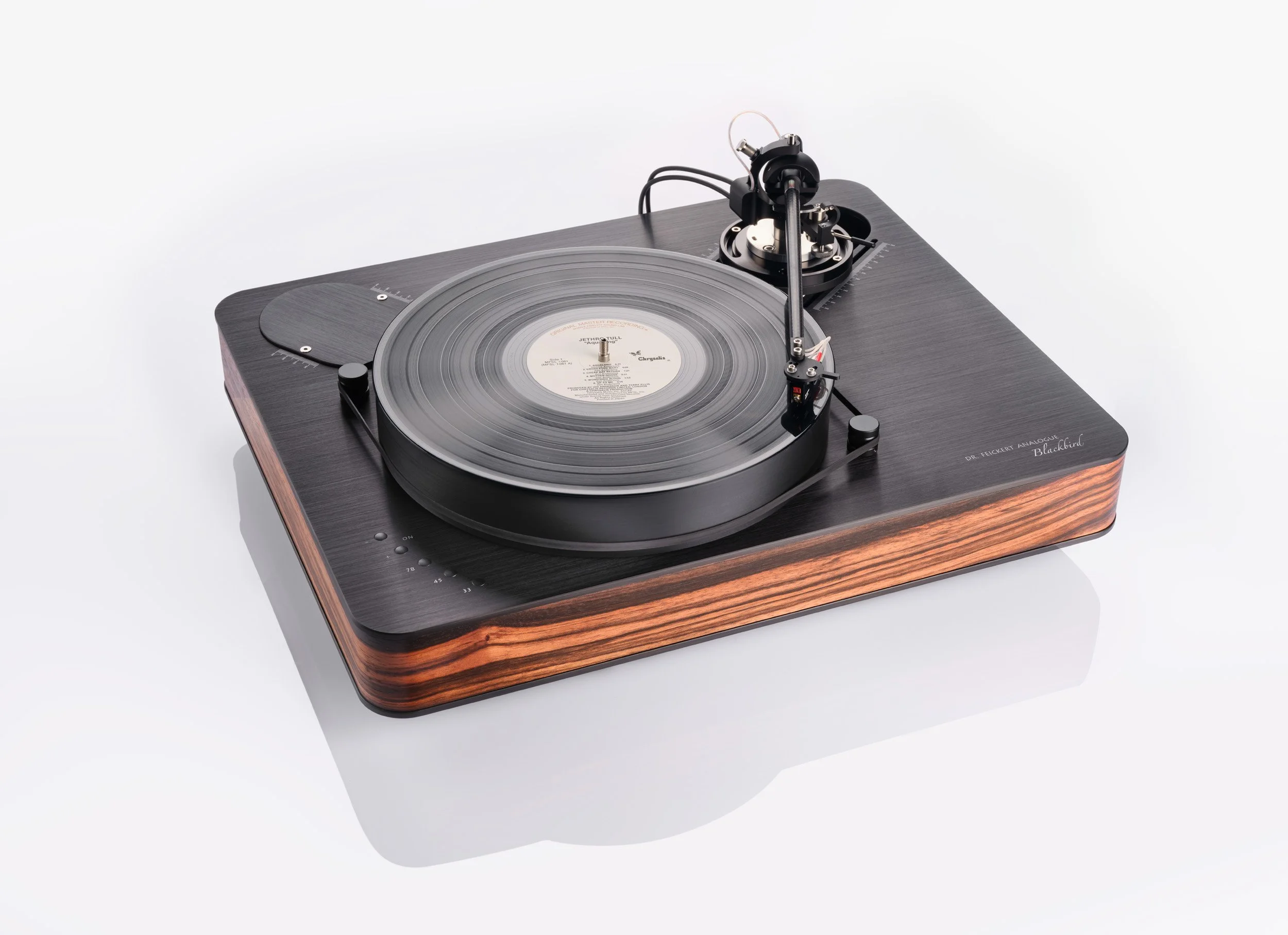 The beautiful Blackbird turntable from Dr. Feickert Analogue