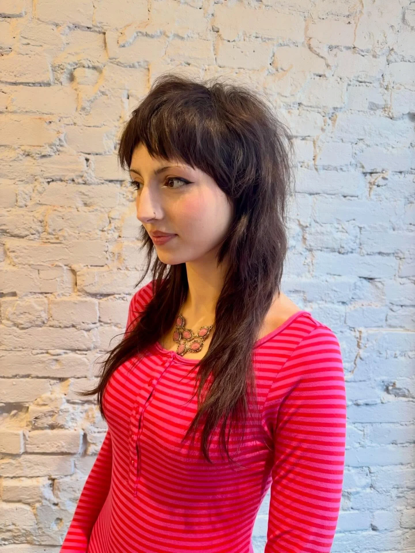 wolf cut by Jamie @jamieearthling_hair #wolfcut #shag #avedastylist #drycut #lawrencevillestylist