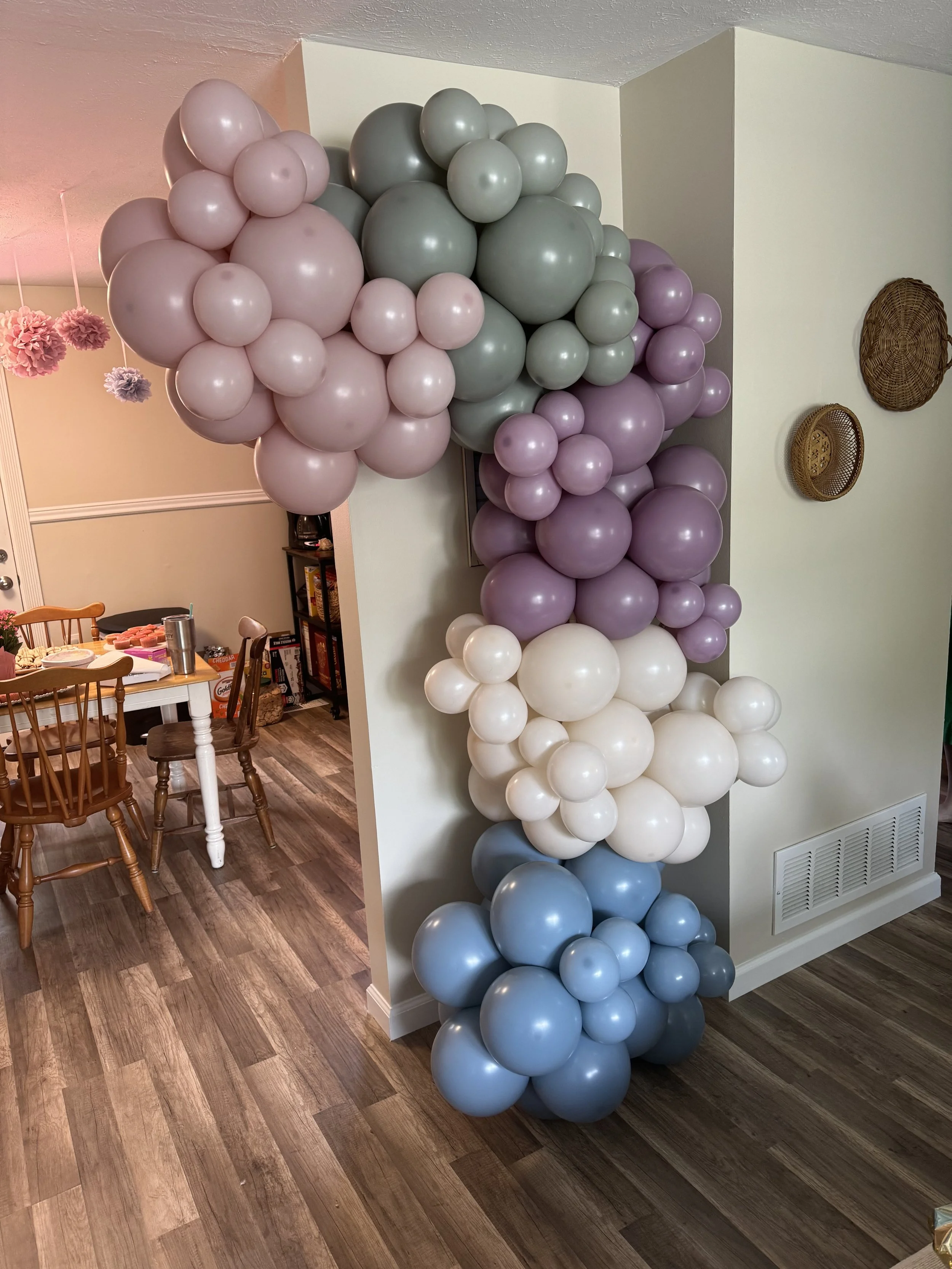 Birthday Party | Freestanding Balloon Garland - 10 Clusters | Louisville, KY
