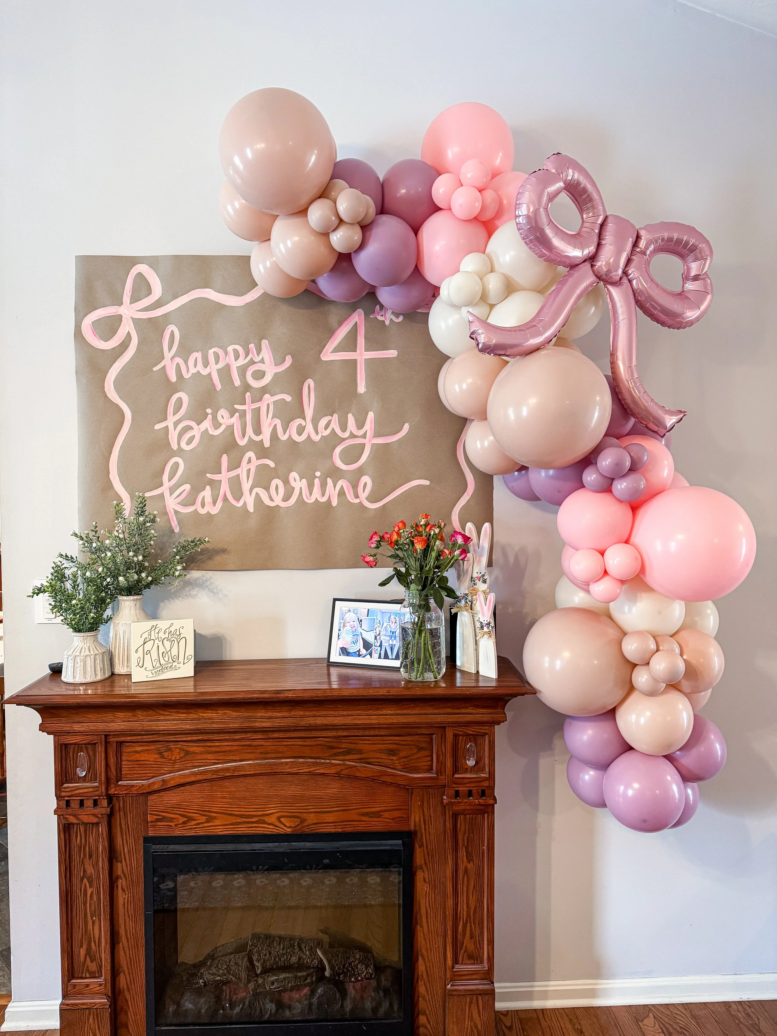 Ballet Birthday | 10 Cluster Balloon Garland | Louisville, KY