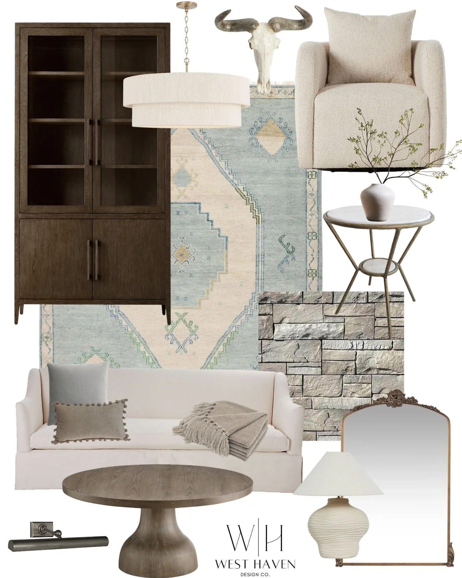 Western winter mood board ✨🤍❄