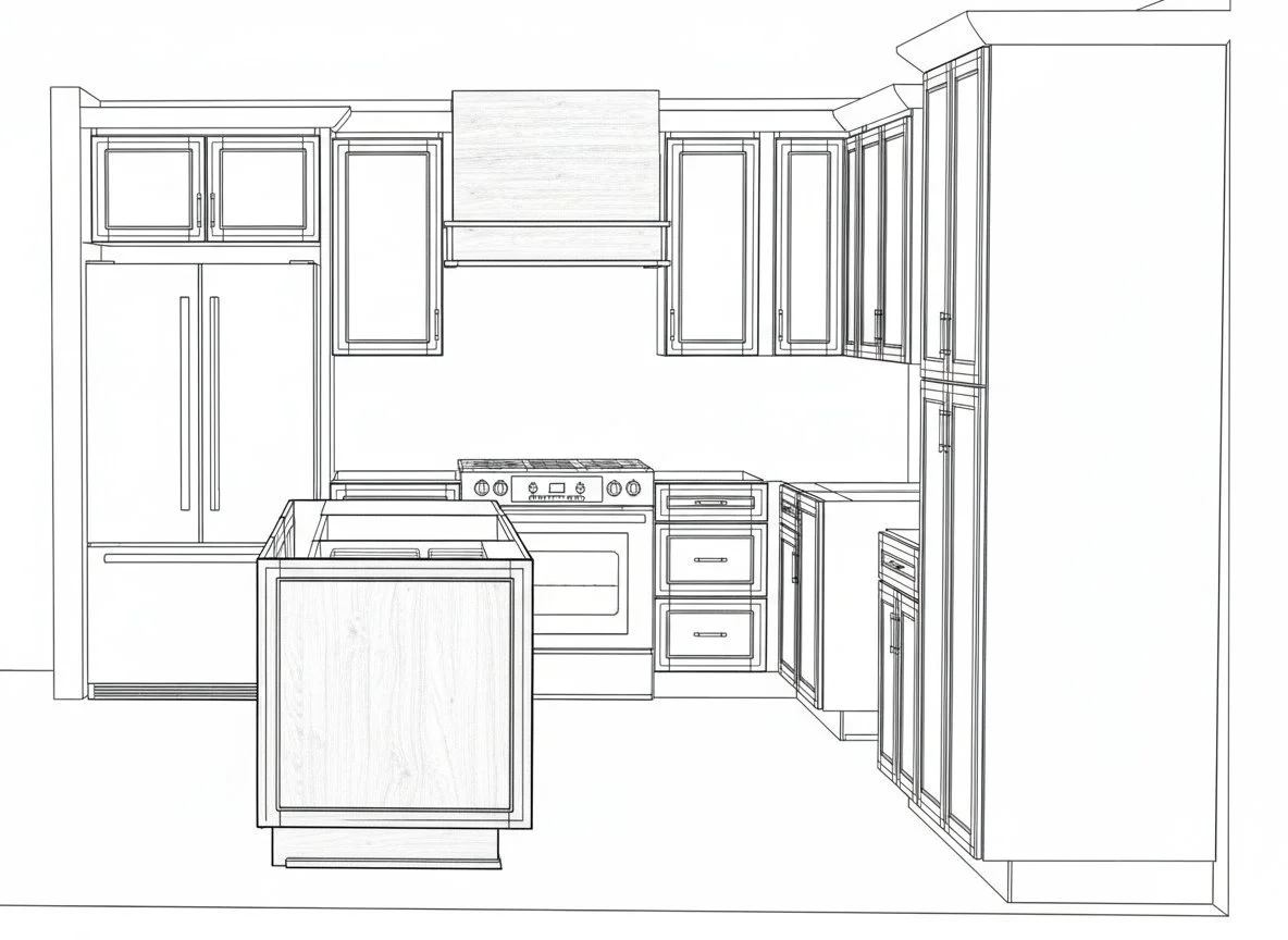 From concept to reality ✨ Watch this kitchen come to life, one stunning finish at a time&mdash;where every detail was designed with intention and beauty in mind. 🤍
