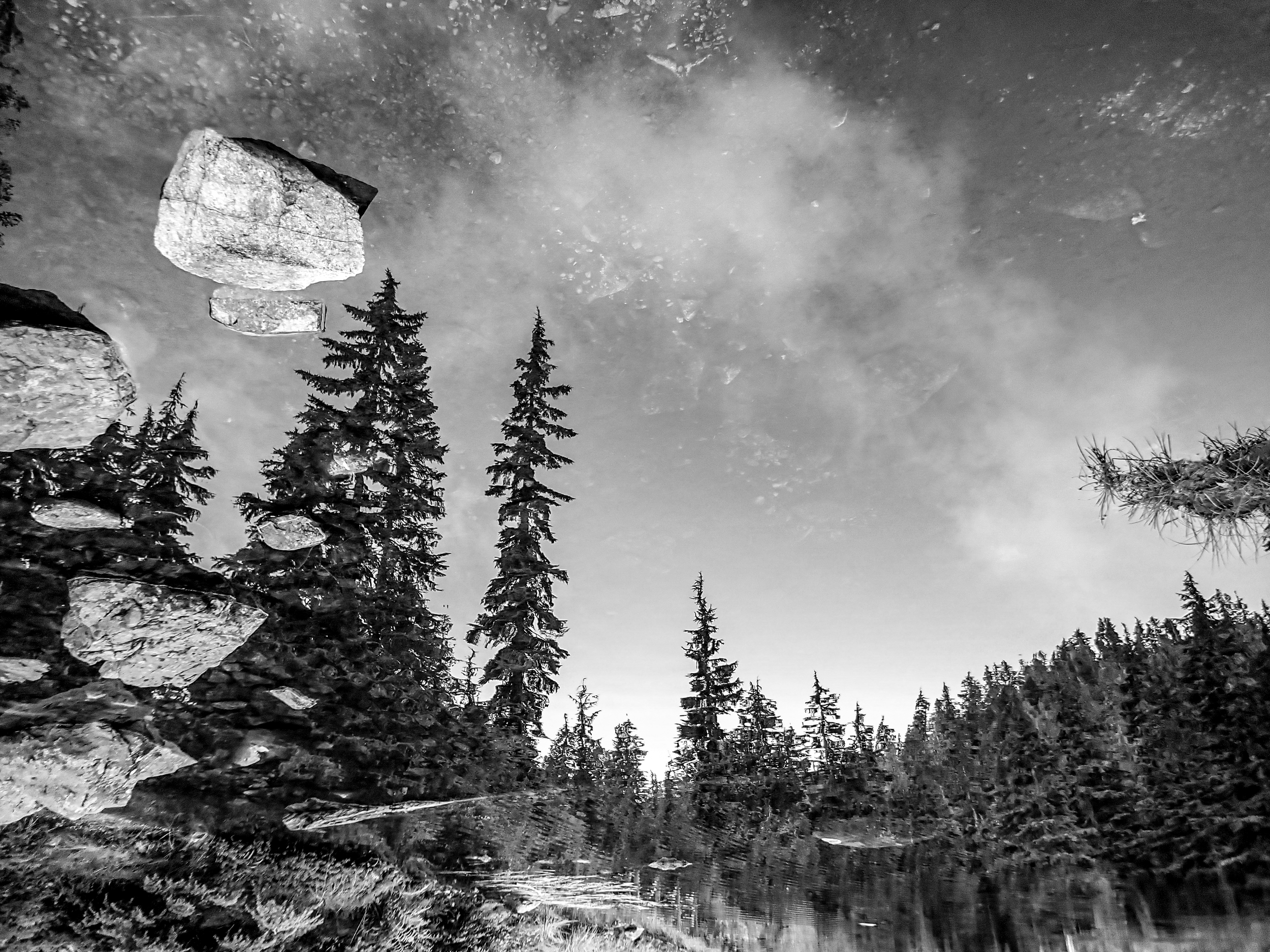 OCTOBER: Rocky skies | Do you see it? Simple and creative changes to a photo can easily transform it into transmitting something different. Scroll down to see the original photo.