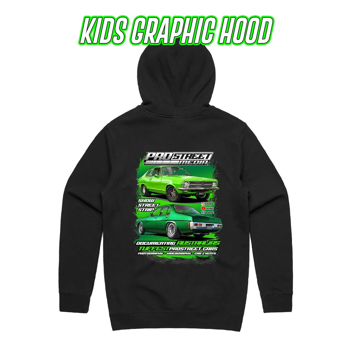 KIDS GRAPHIC HOOD