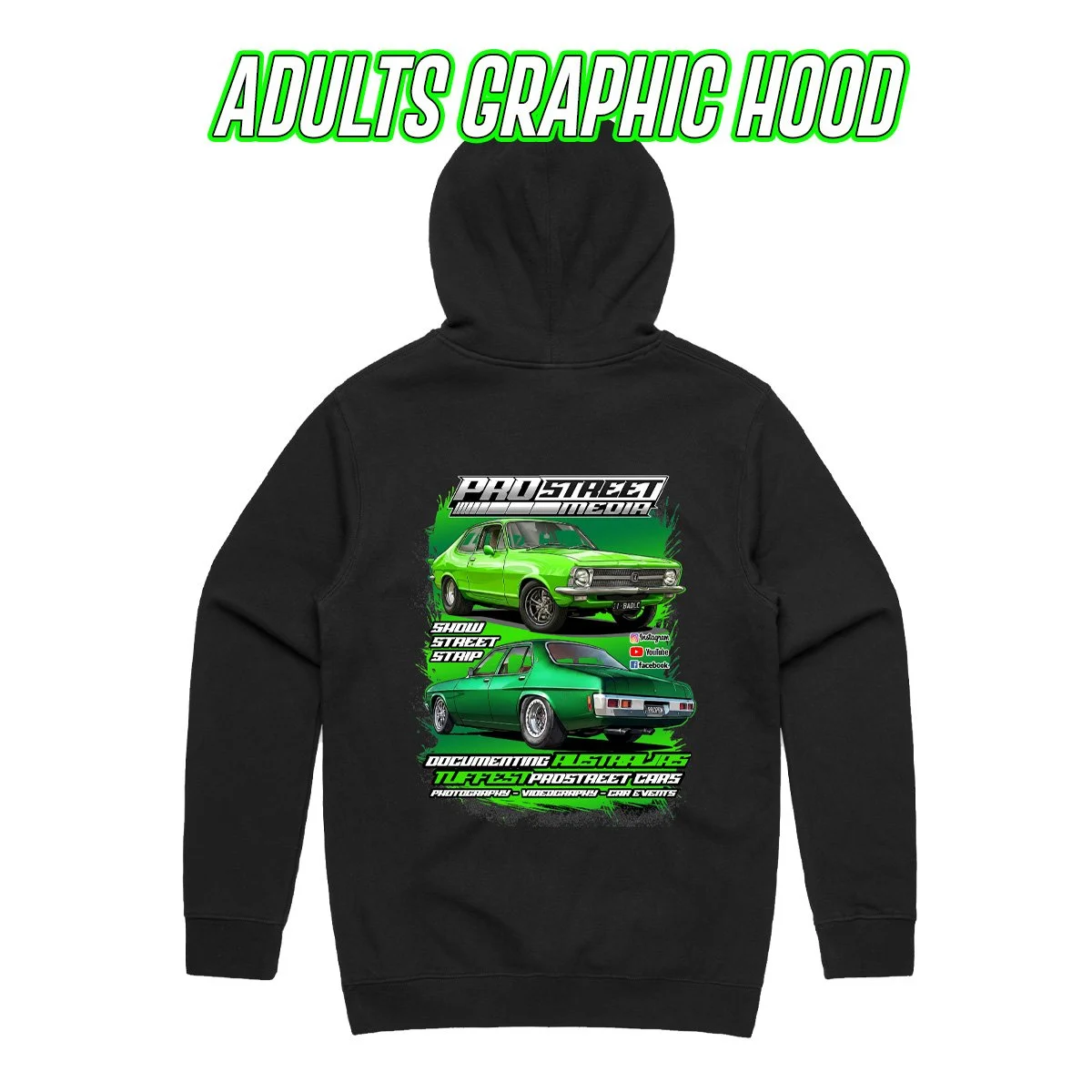 ADULT GRAPHIC HOOD