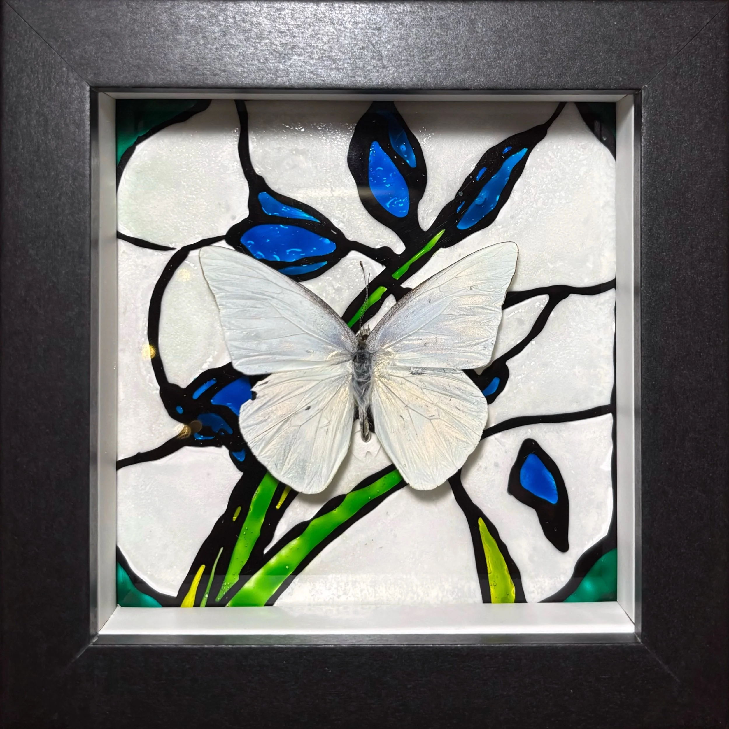 The White Albatross Butterfly Small Frame