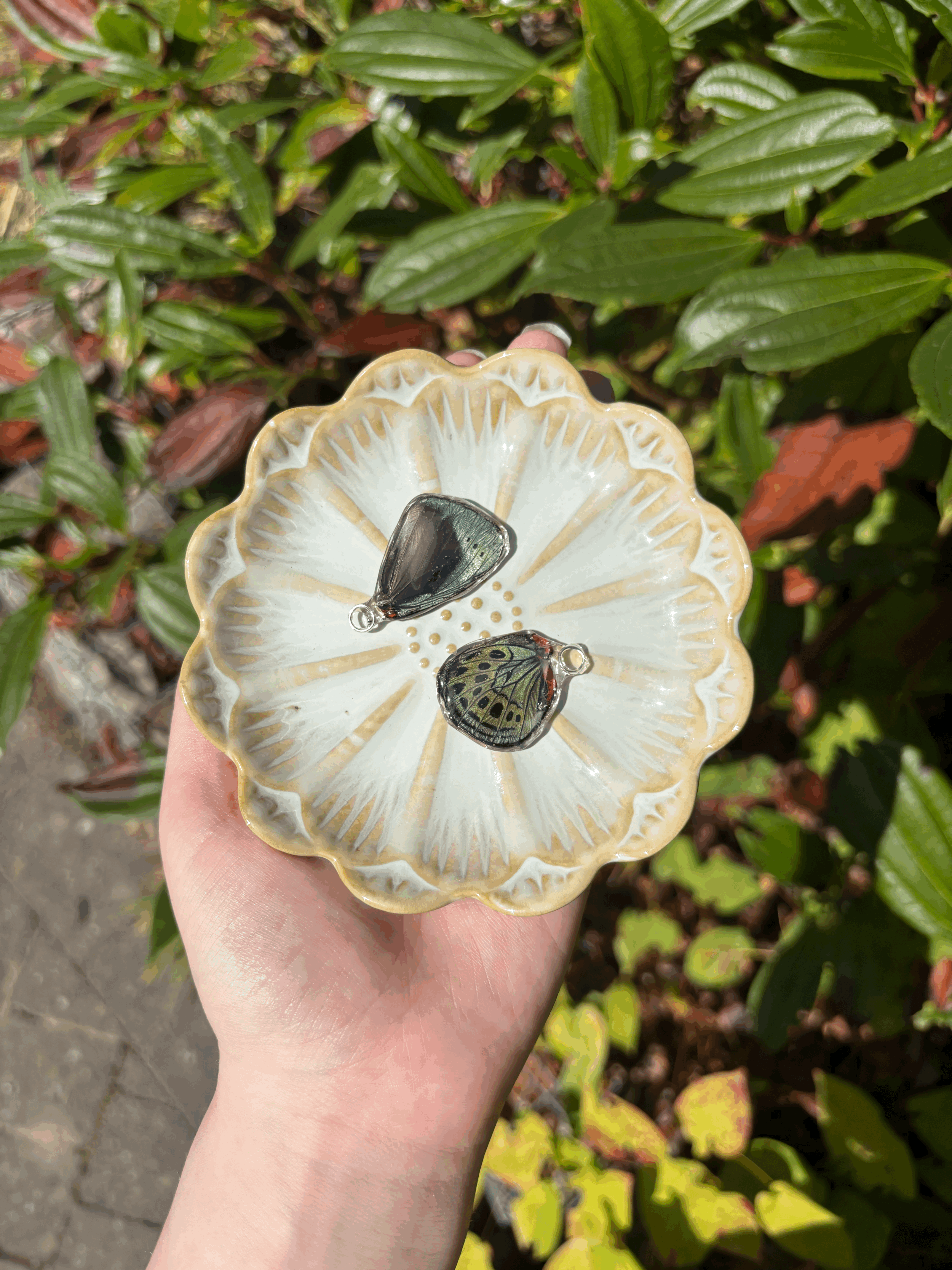 Blue Butterfly Pendants