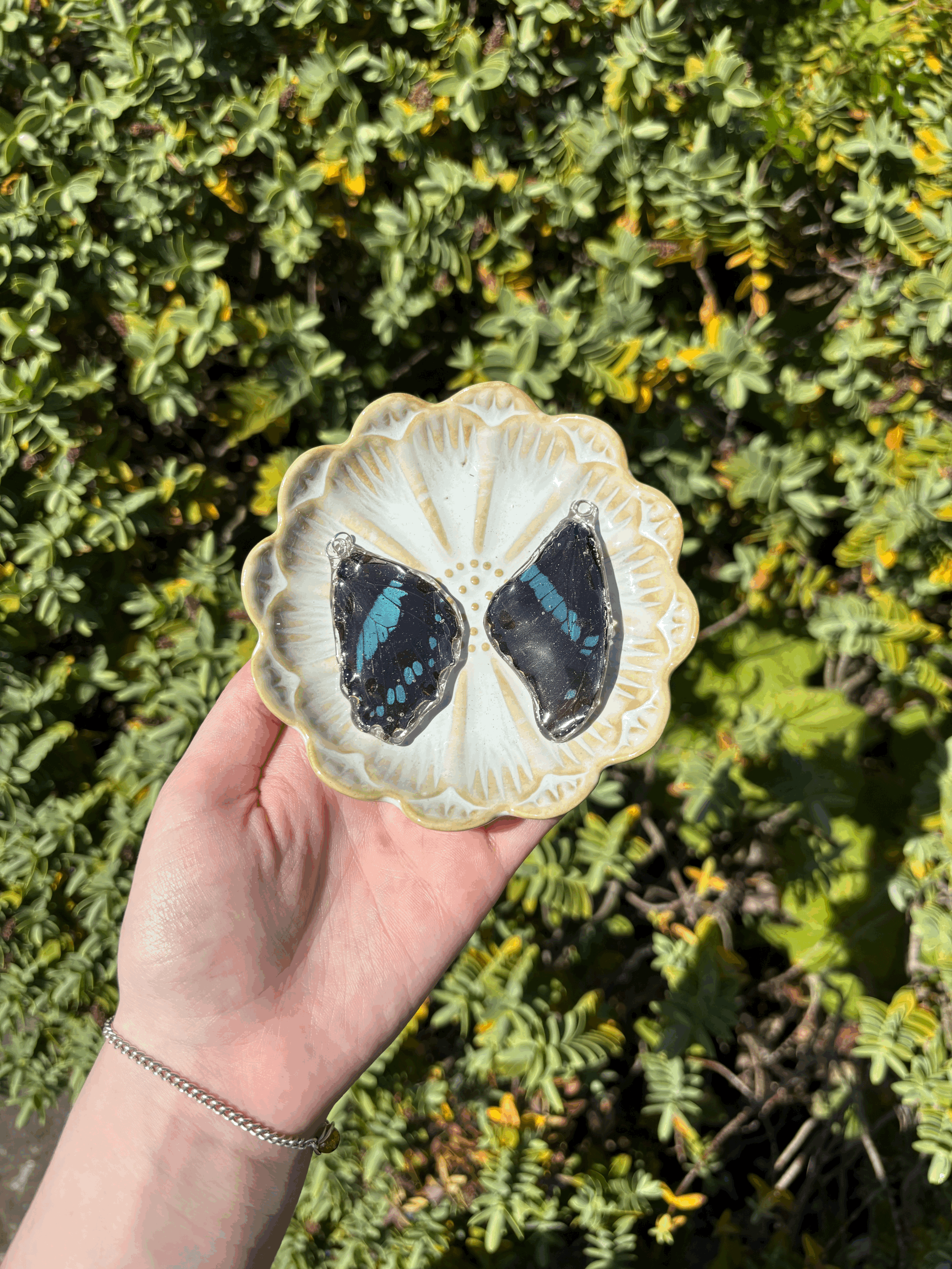 Hornimani Butterfly Pendants