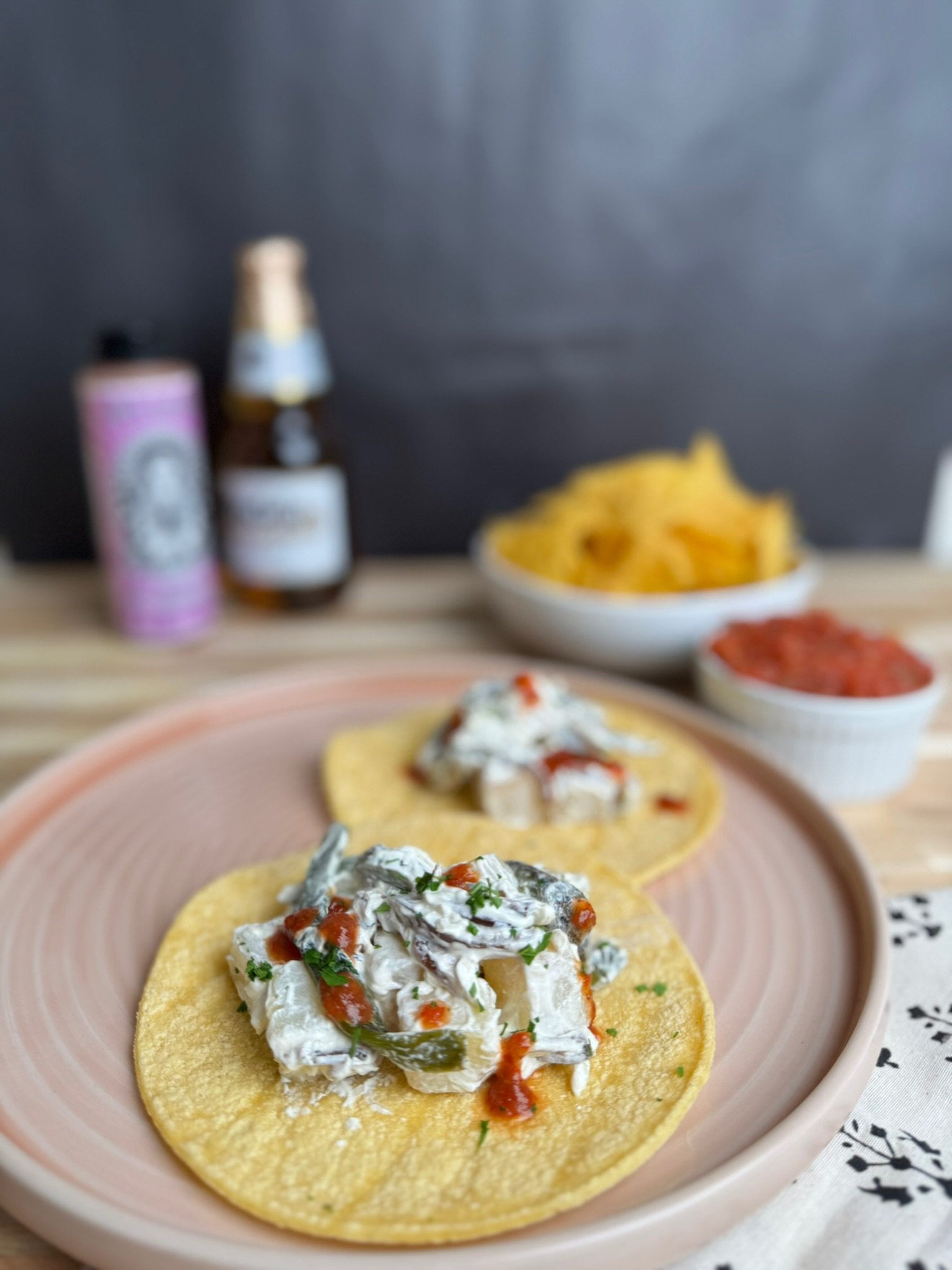 Papas con Rajas Tacos 