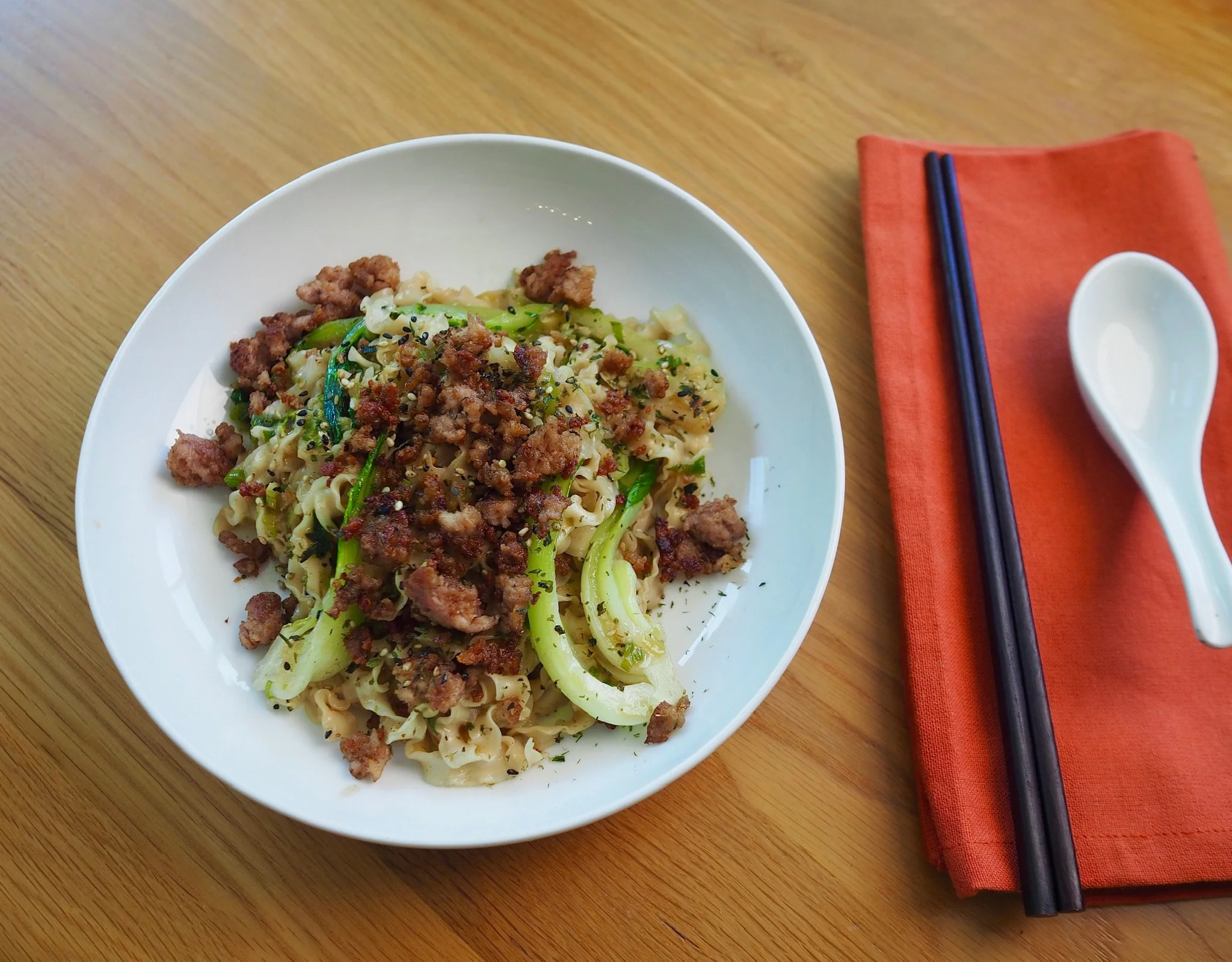Ginger Scallion Noodles