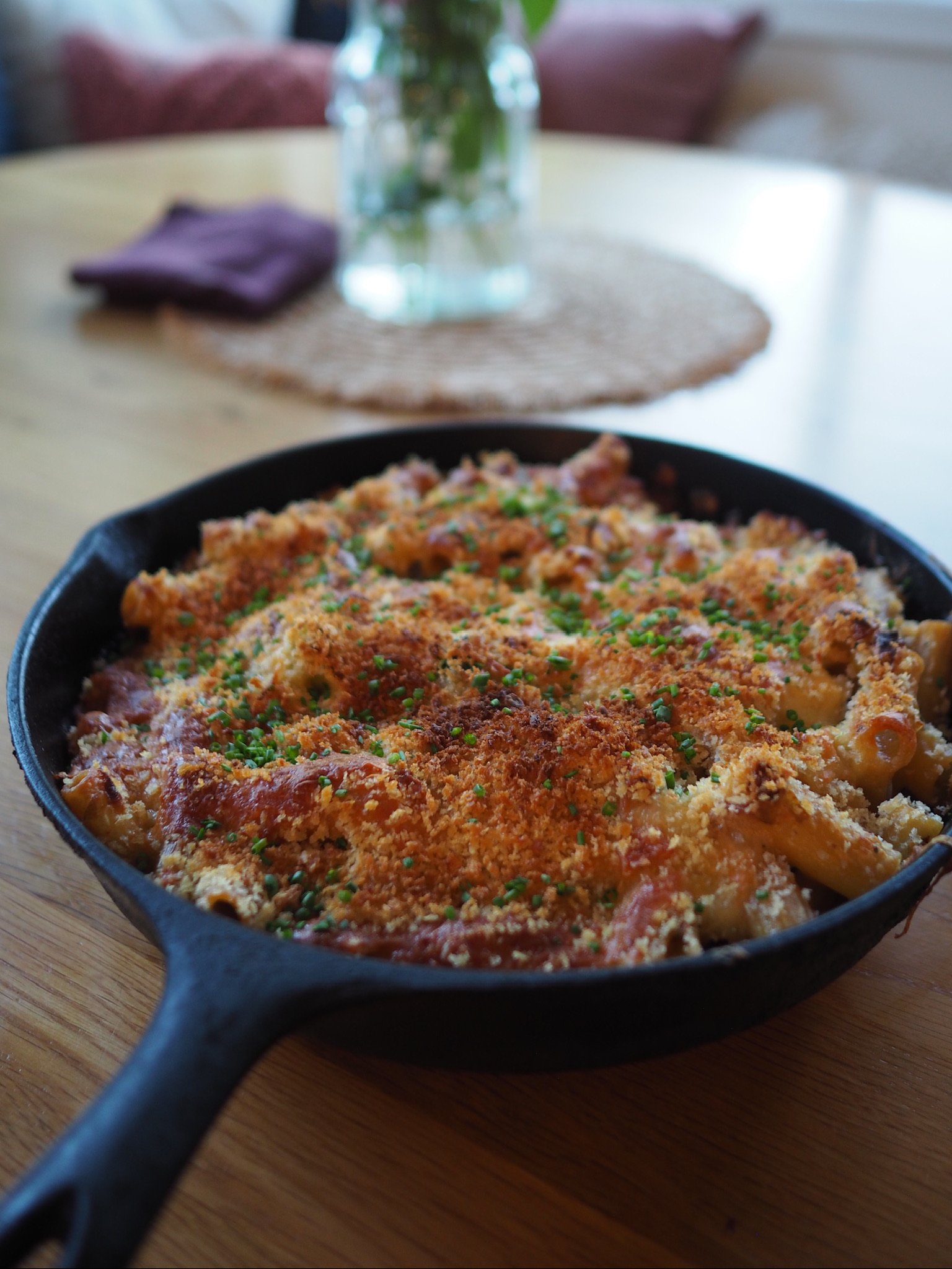 Broccoli &amp; Cheddar Pasta Bake