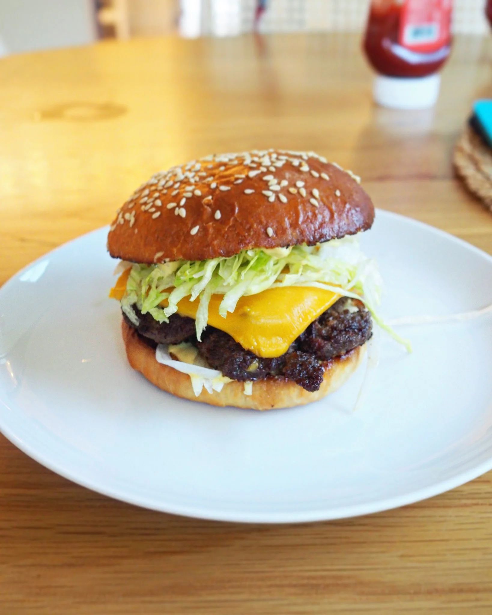 American Cheeseburger &amp; Oven Fries