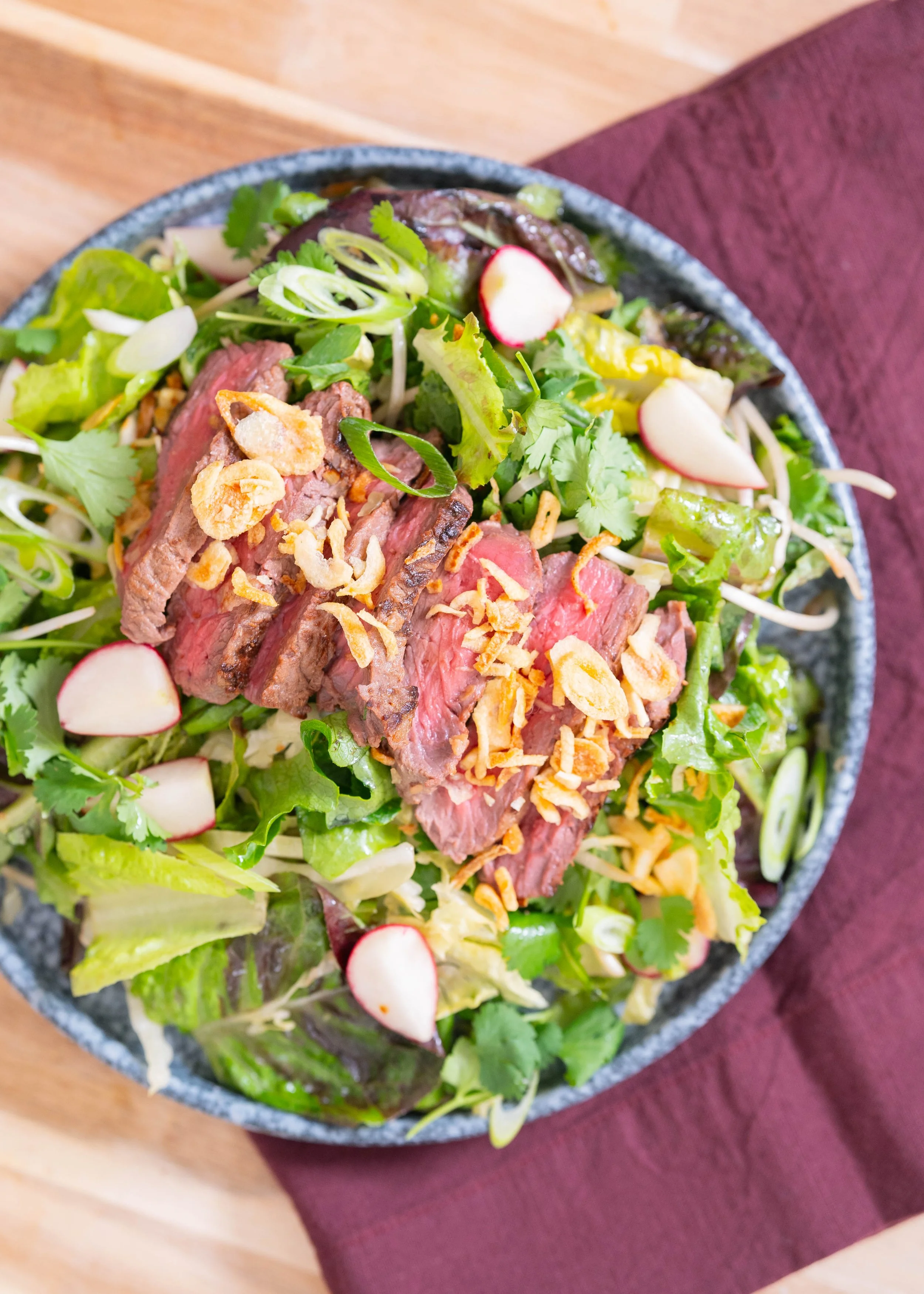 Ginger-Lemongrass Steak Salad