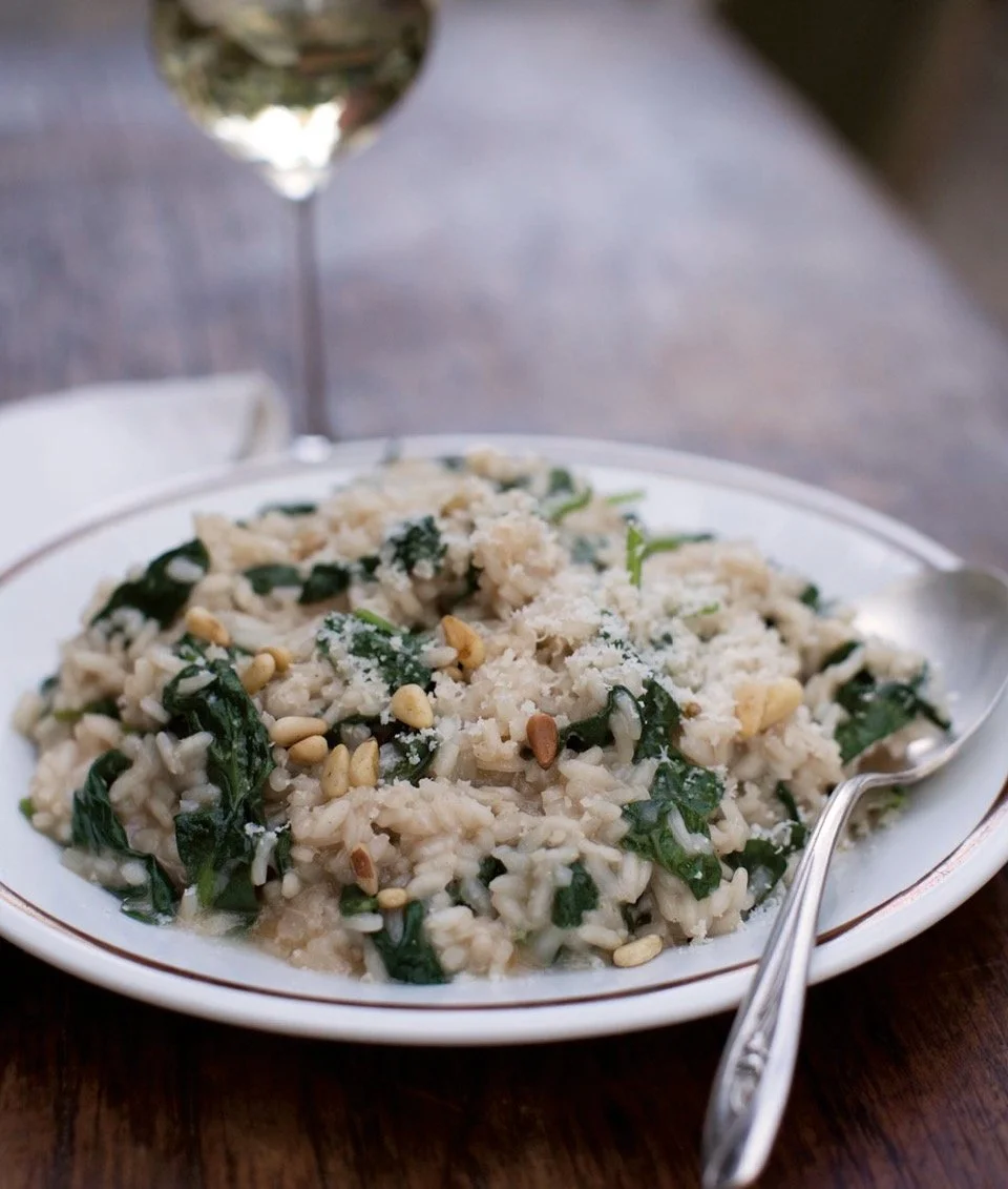 Lemon Spinach Risotto