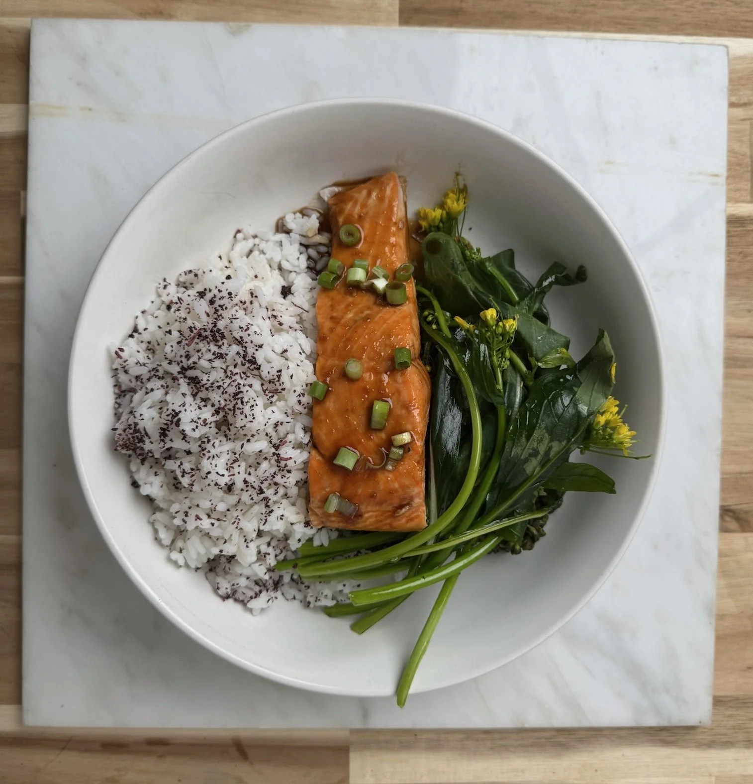 Salmon Teriyaki Bowl