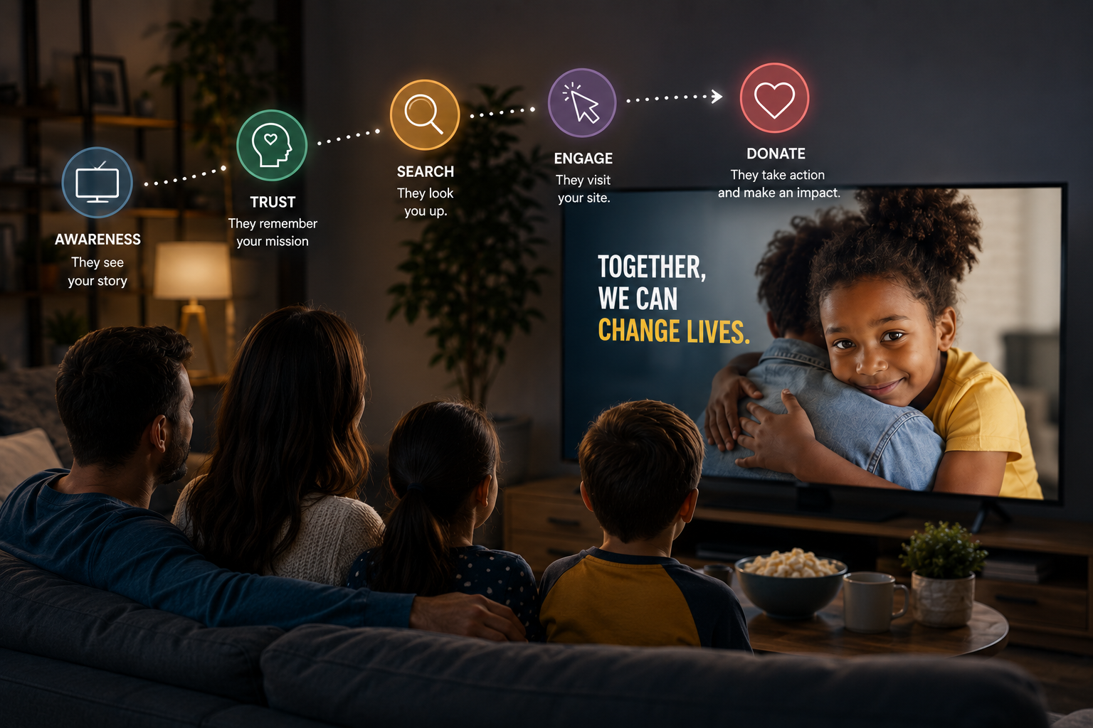 Donor Acquisition Starts Before the Click: Why Nonprofits Need CTV